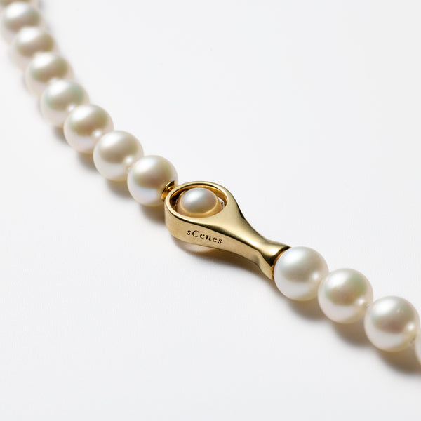 ESSENTIALS】 6.5-7.0mm Akoya Pearl Necklace / B