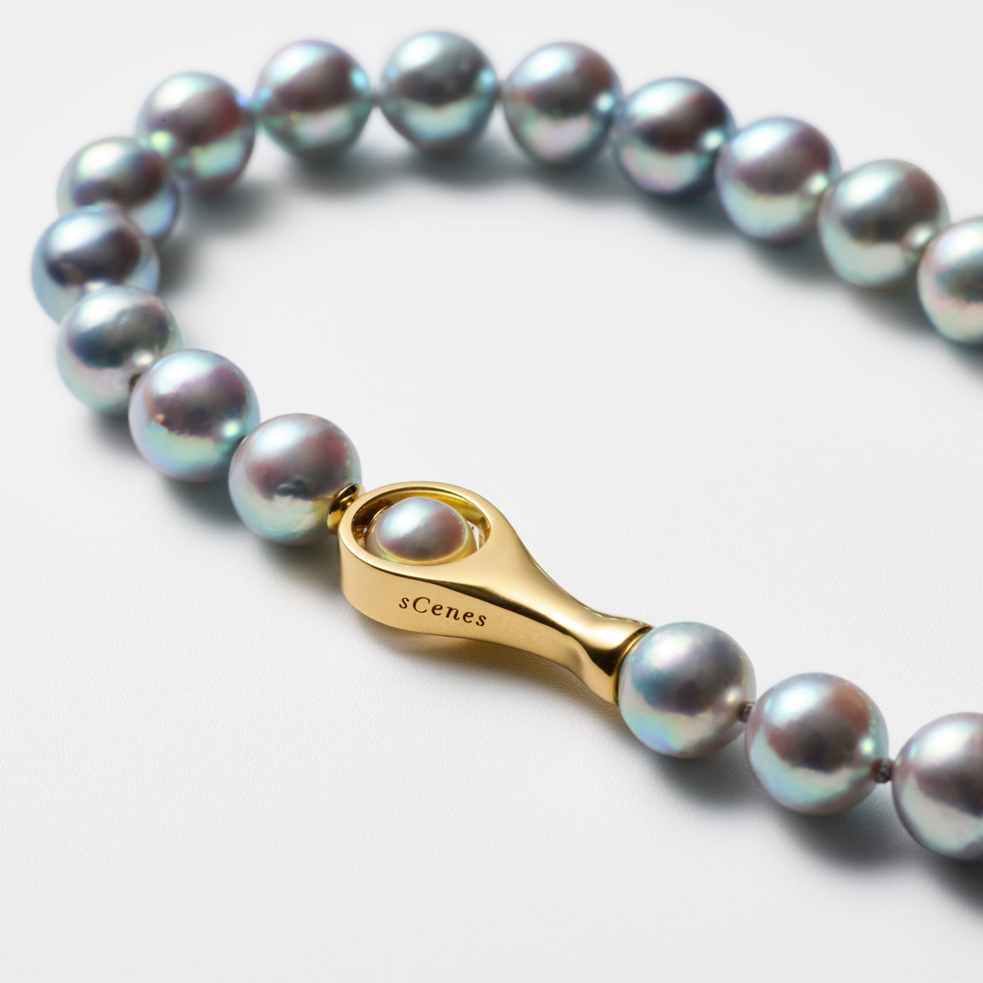【ESSENTIALS】 7.0-7.5mm Blue Akoya Pearl Bracelet