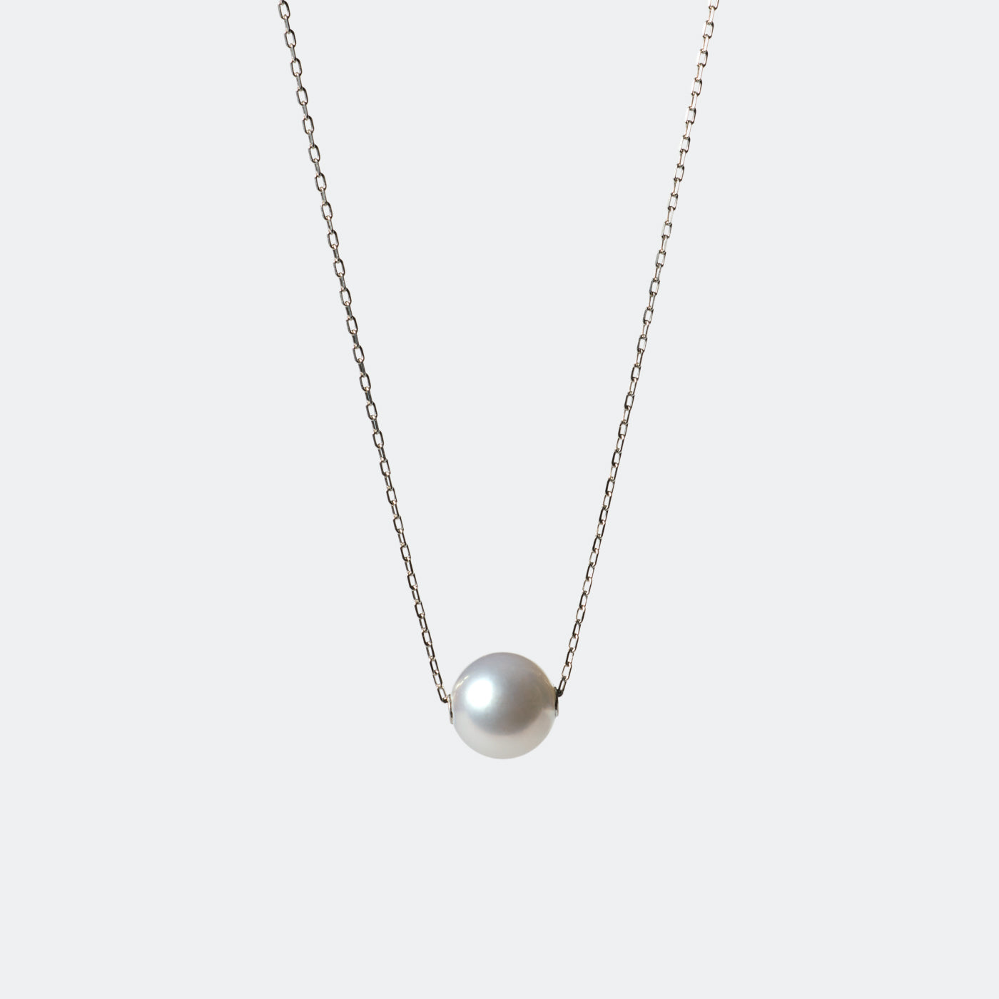 【ESSENTIALS】 6.0-6.5mm Single Akoya Pearl Necklace / PT