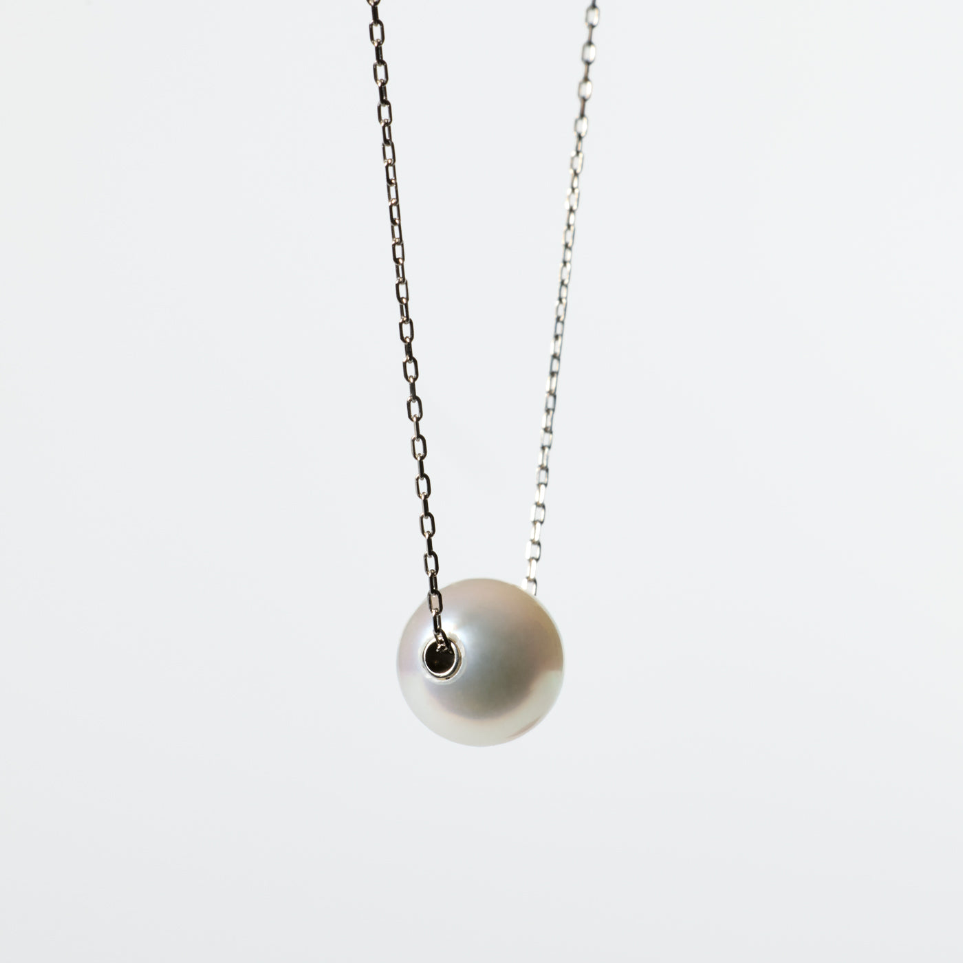 【ESSENTIALS】 7.0-7.5mm Single Akoya Pearl Necklace / PT