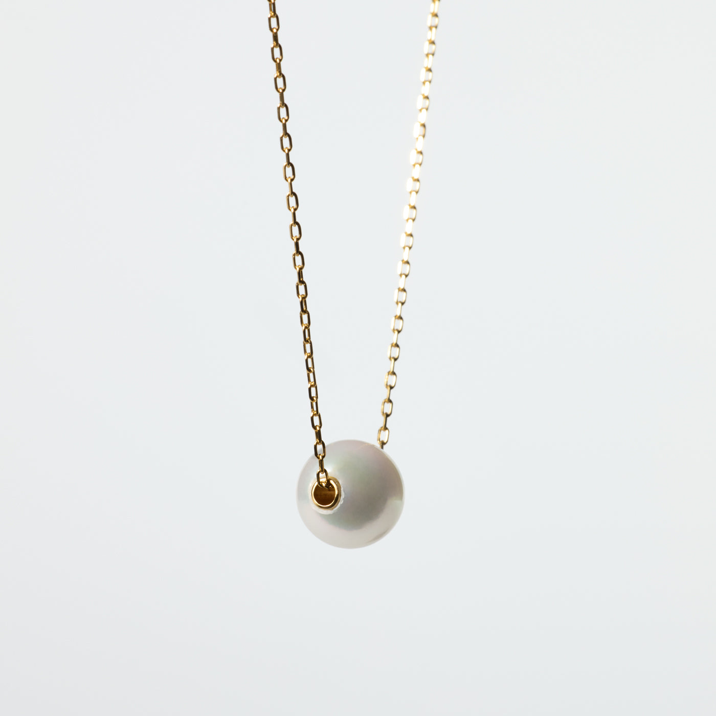 【ESSENTIALS】 6.0-6.5mm Single Akoya Pearl Necklace / K18