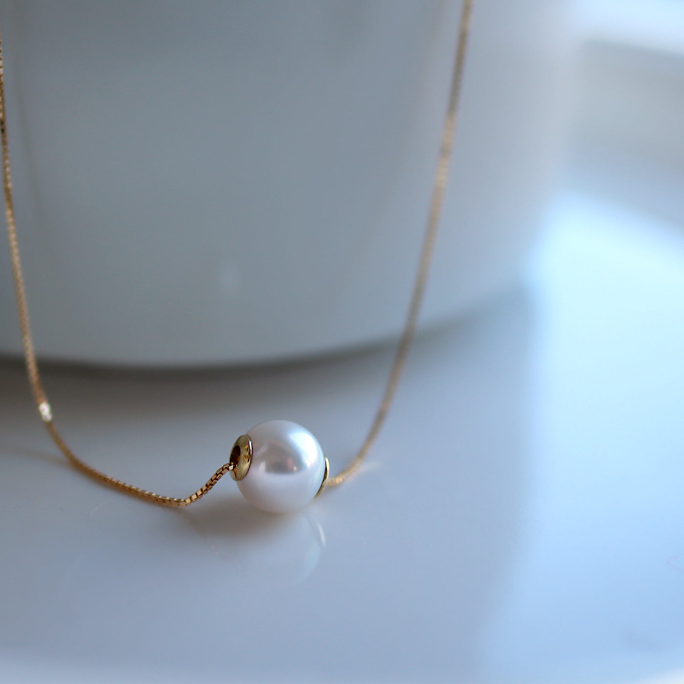 1pc Akoya Chain Necklace