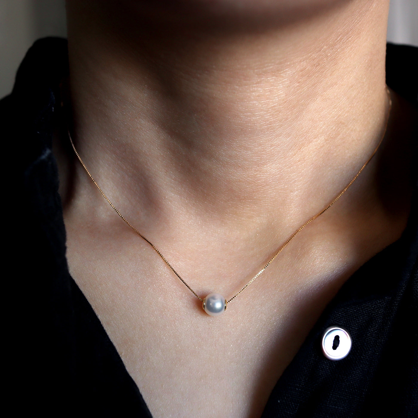 1pc Akoya Chain Necklace