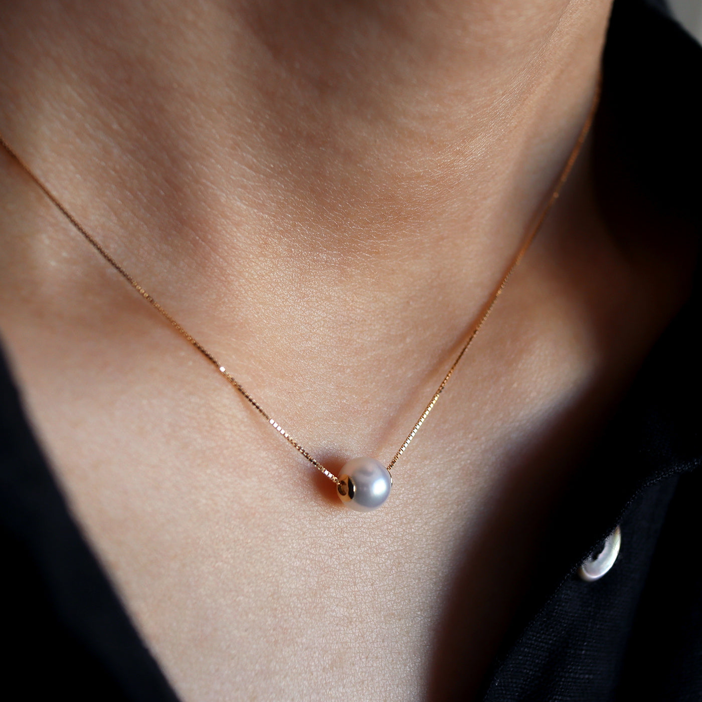 1pc Akoya Chain Necklace