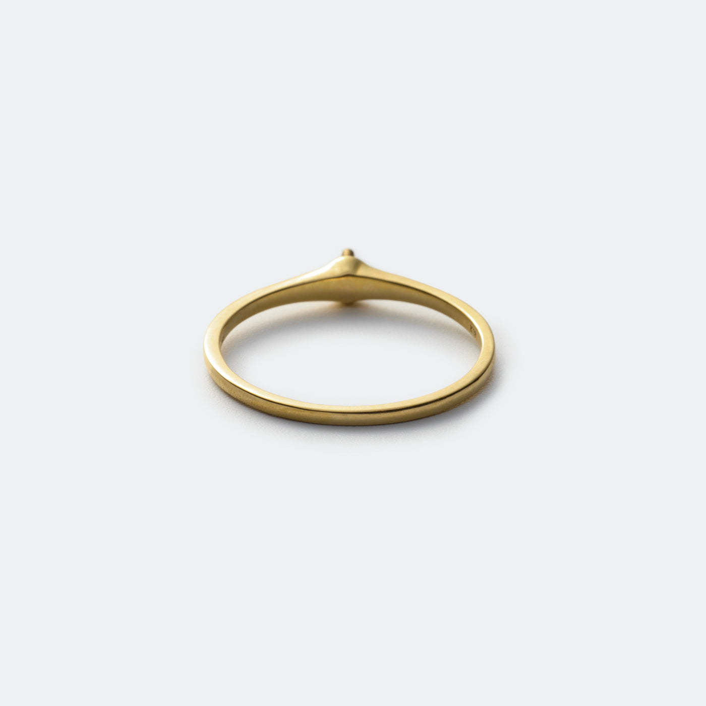 【BASE PARTS】18K YG 1.0mm Flat Ring