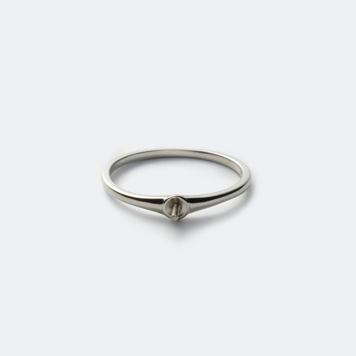【BASE PARTS】18K YG 1.0mm Flat Ring