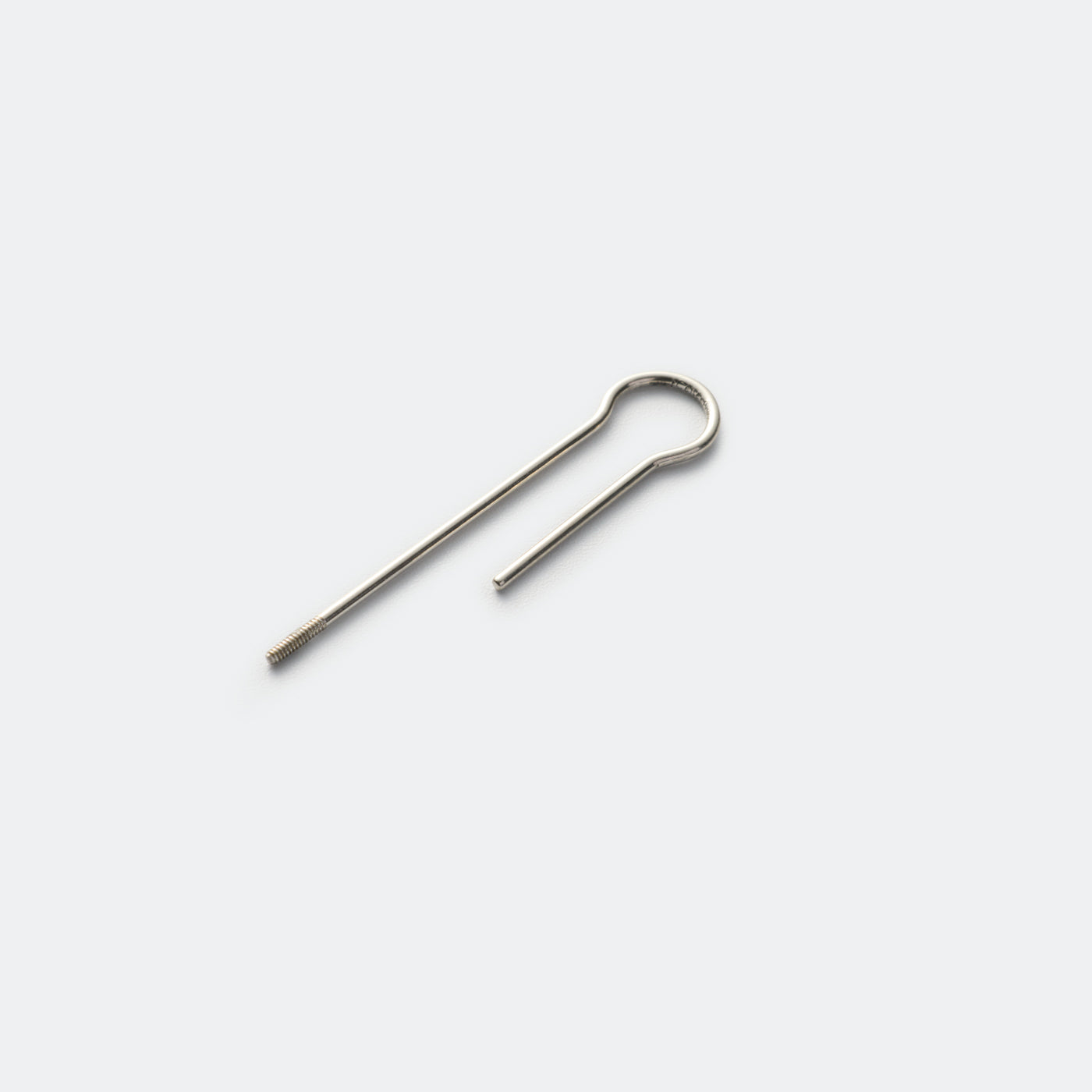 【BASE PARTS】Pt900 Arc Hook Pierced Earring