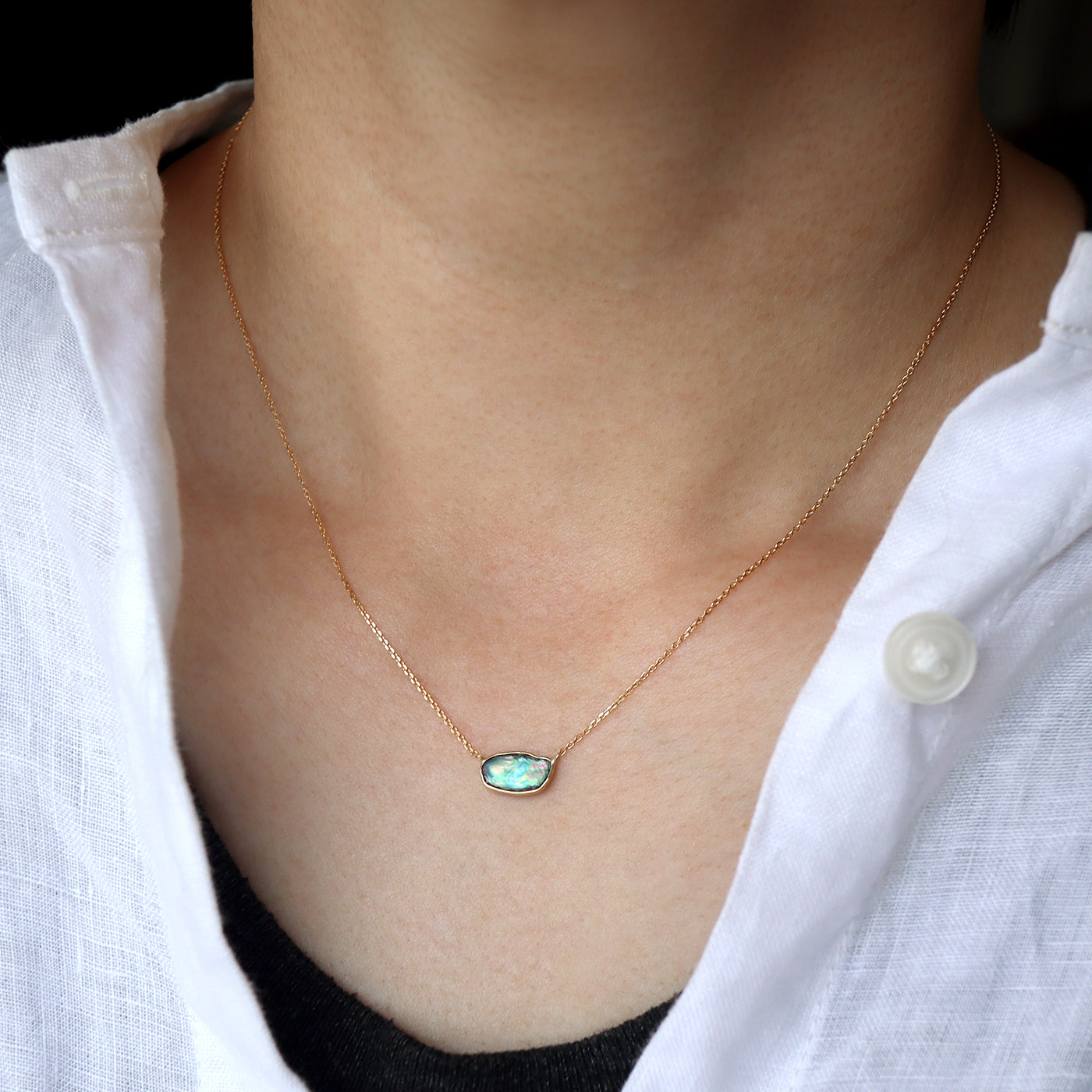 With Baby Necklace - Akoya & Tahitian Keshi
