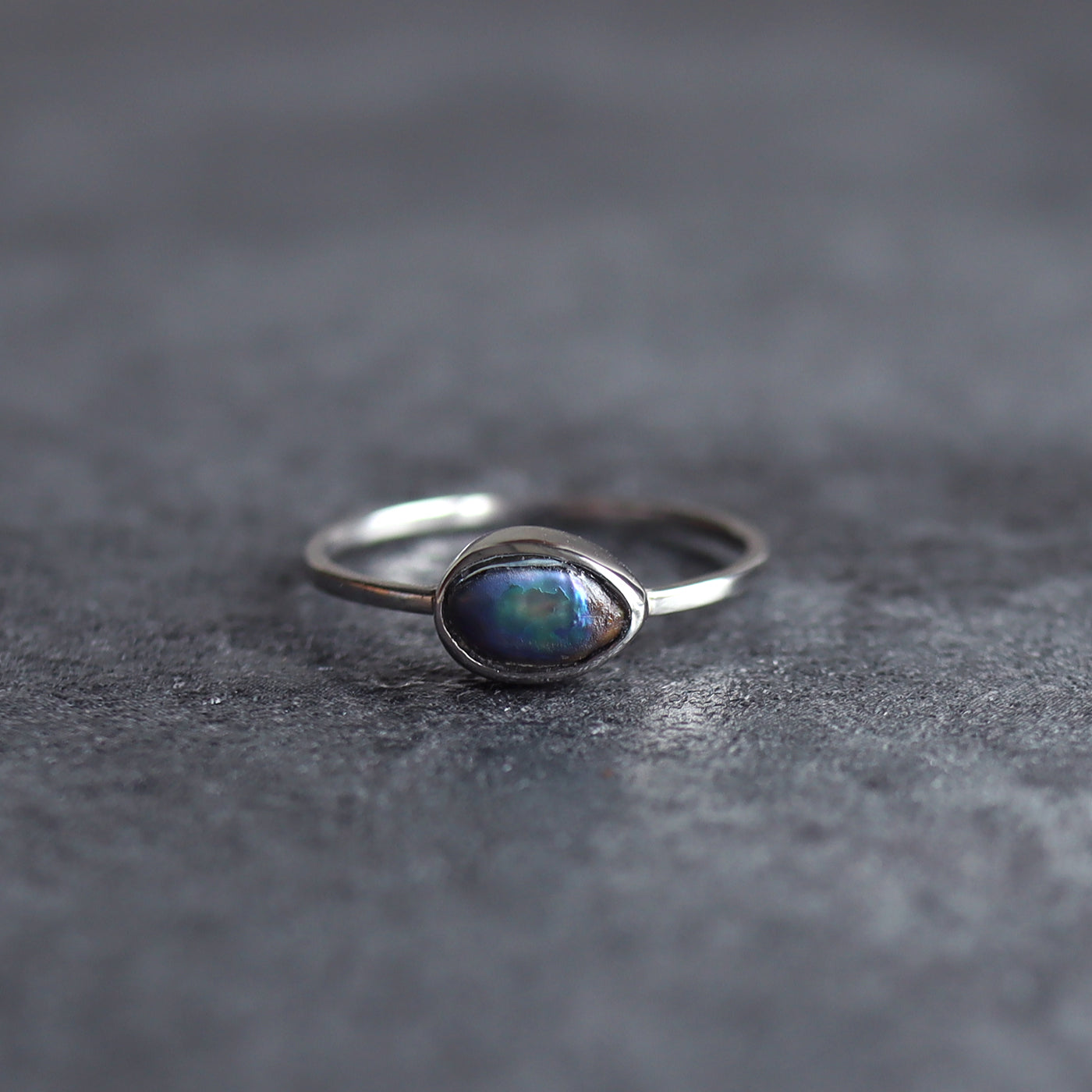 Framed Pearl Ring - Abalone Pearl