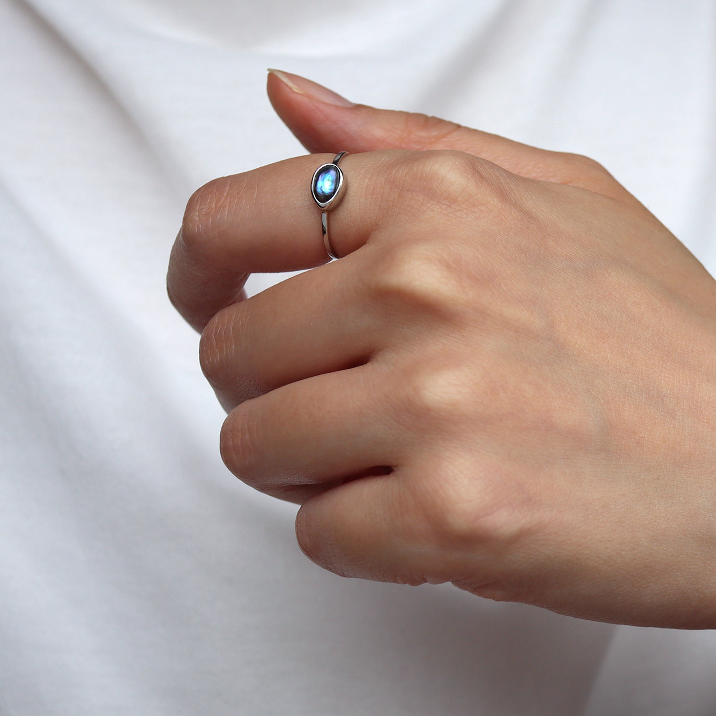 Framed Pearl Ring - Abalone Pearl