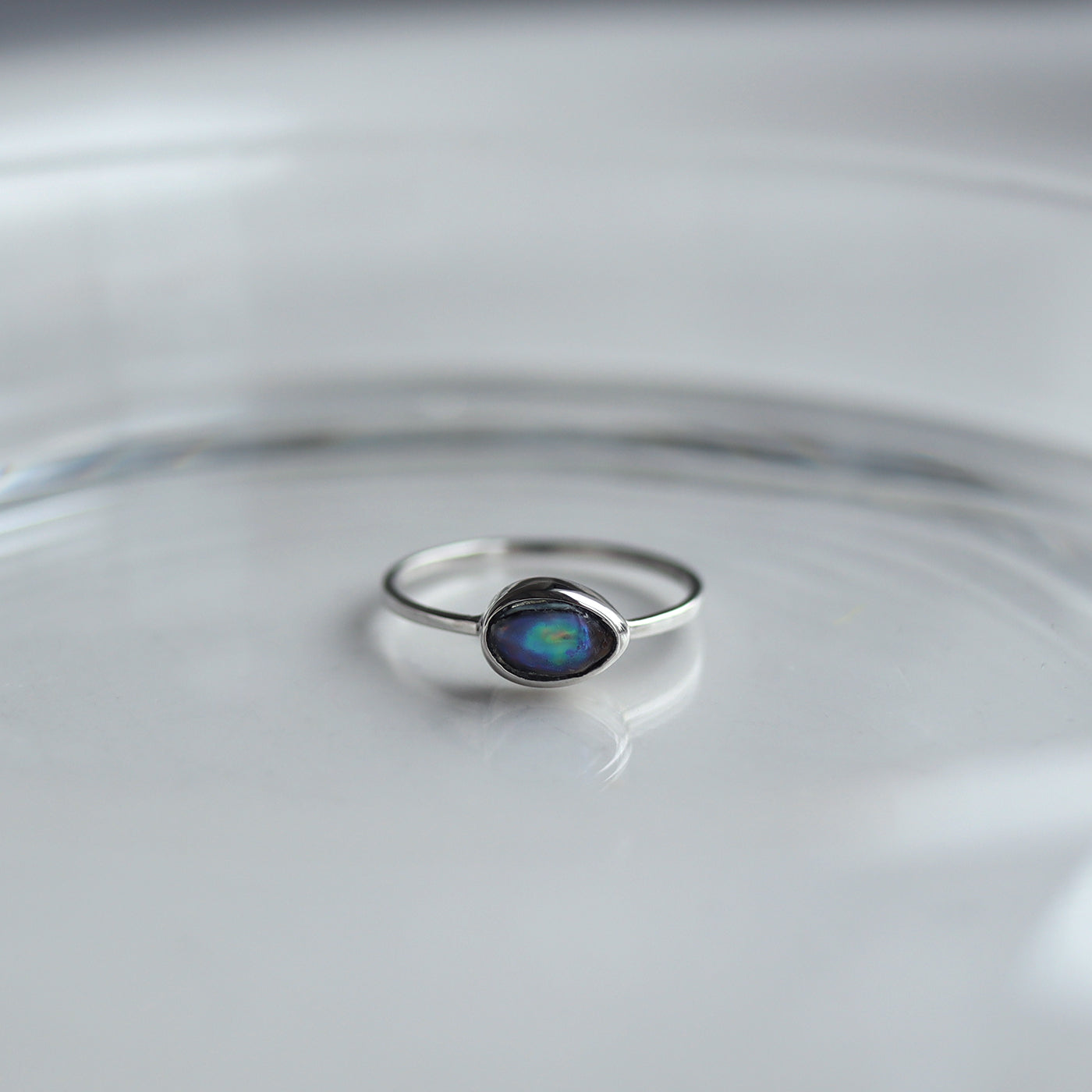 Framed Pearl Ring - Abalone Pearl