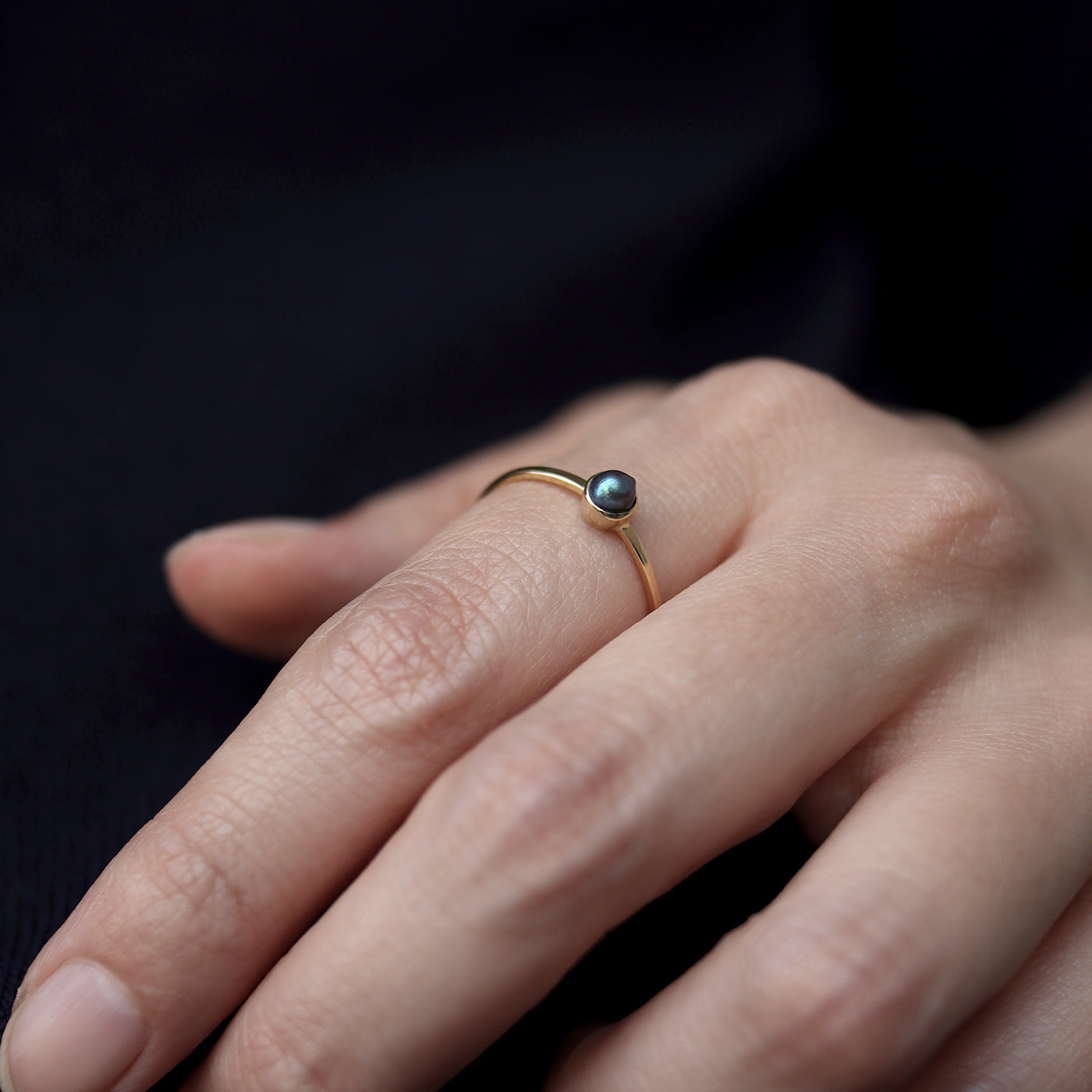 Framed Pearl Ring - Abalone Pearl
