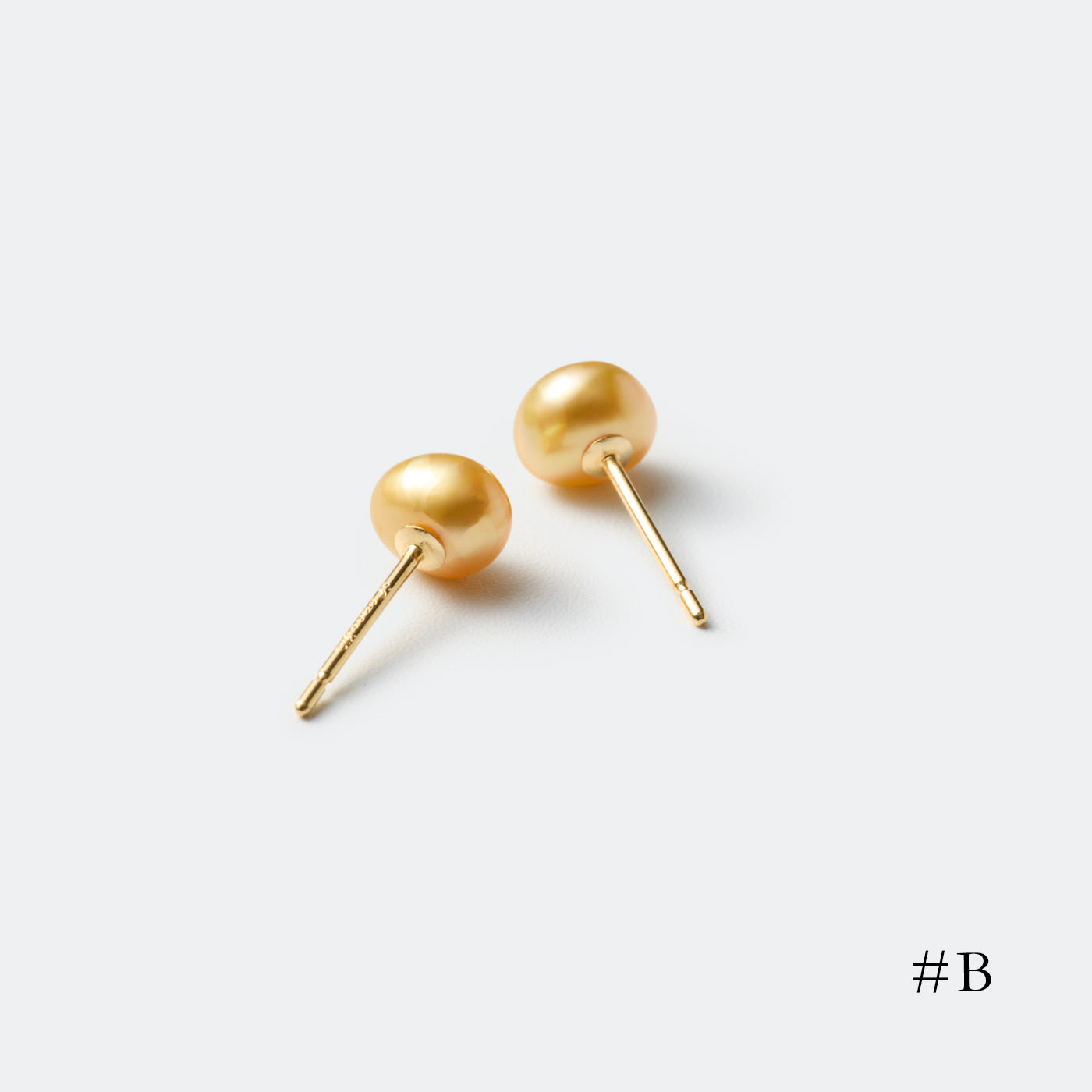 Keshi Studs - 4mm Golden S.S.P. Keshi