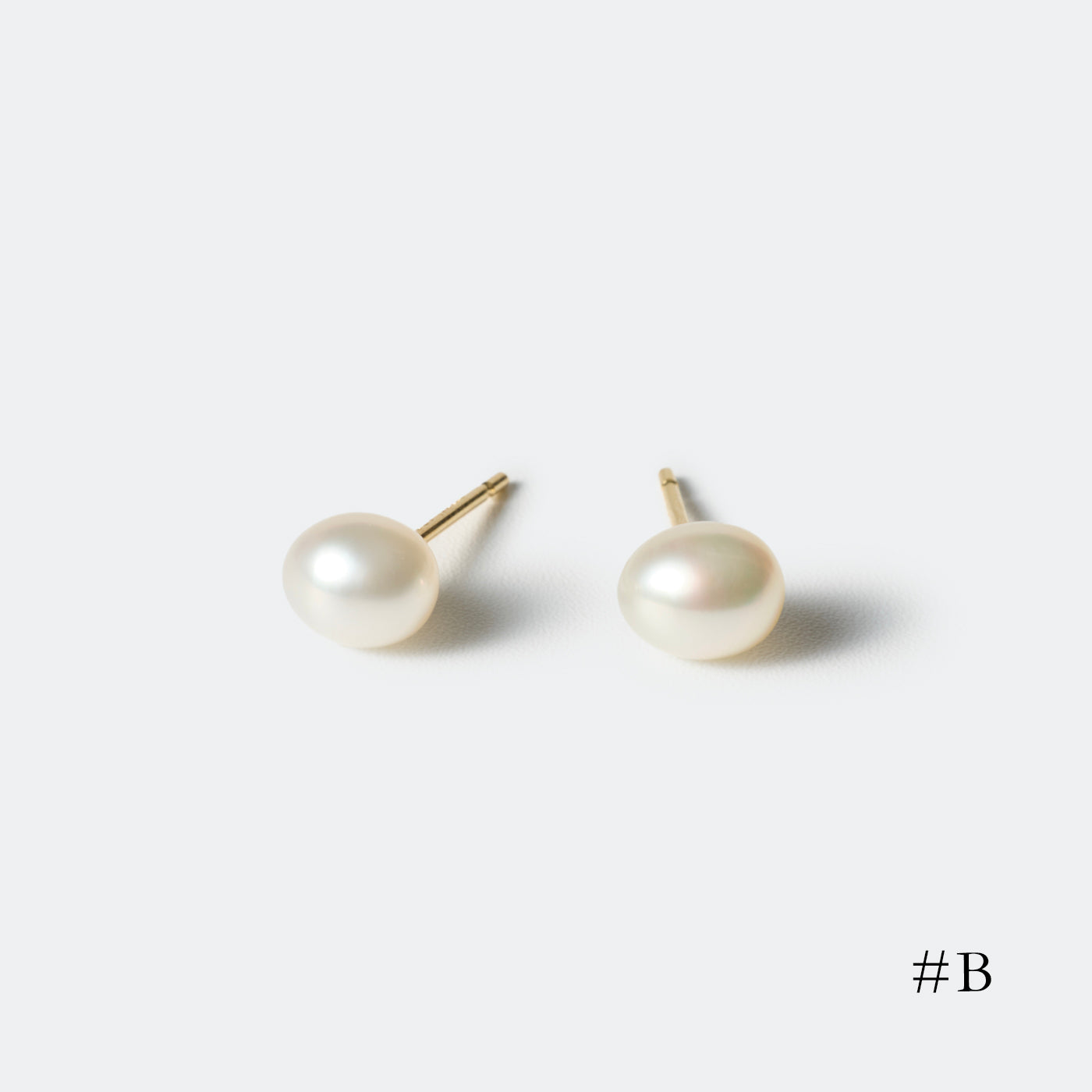 Keshi Studs - 4mm S.S.P. Keshi