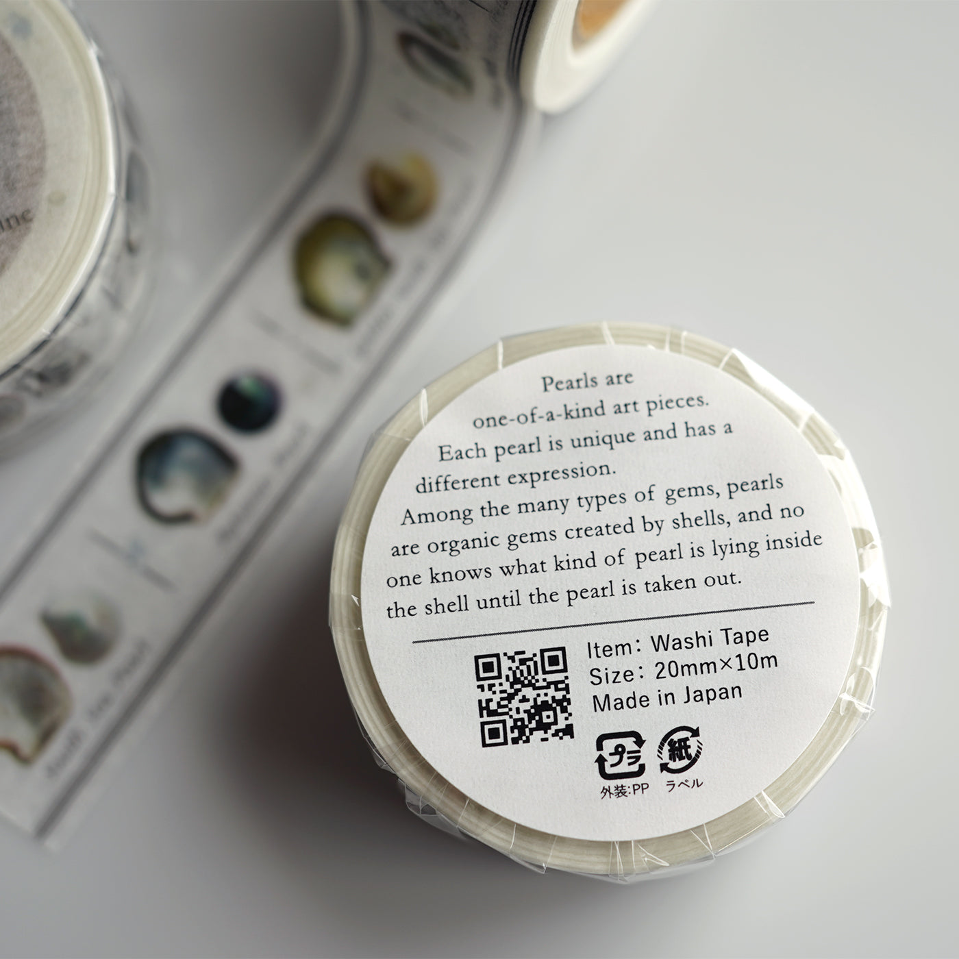 【COLLECTIBLE】Masking Tape "Pearl&Mather Shell" 20mm