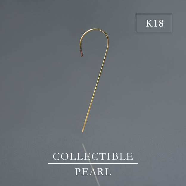 【BASE PARTS】K18YG Wand Hook Pierced Earring