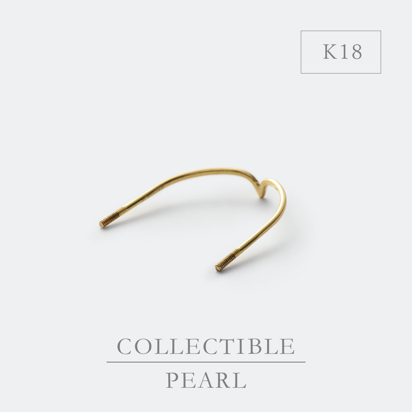 【BASE PARTS】K18YG Fork Ring
