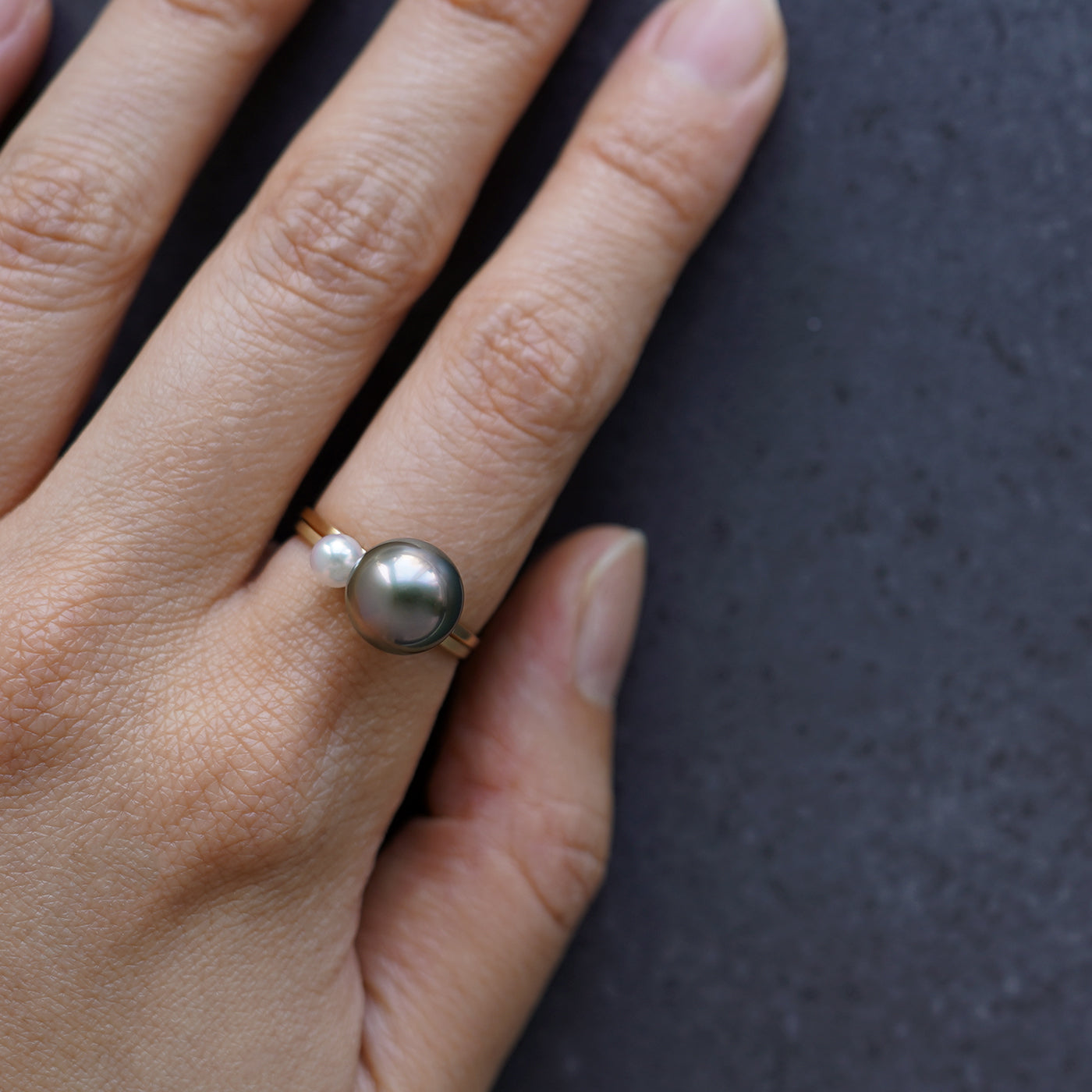Shizumu Pearl Ring - 2.5-3.0mm Baby Akoya