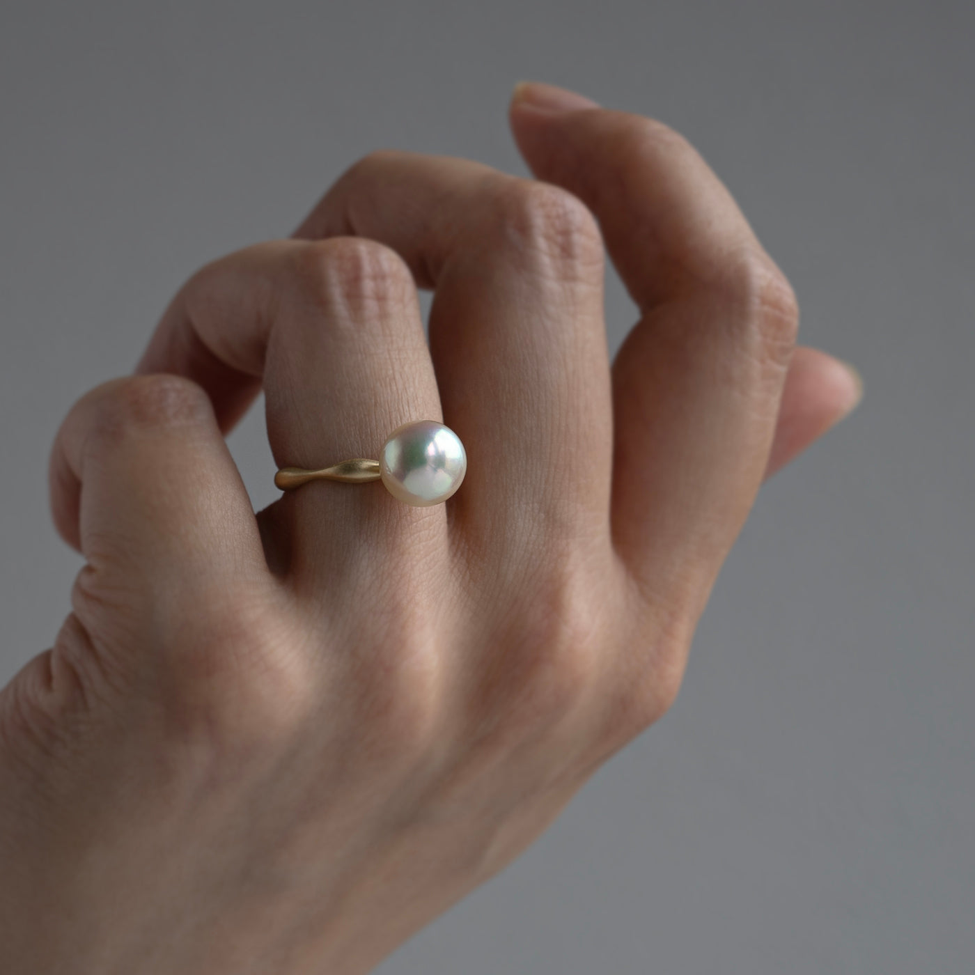 Flutter Ring -Akoya #8