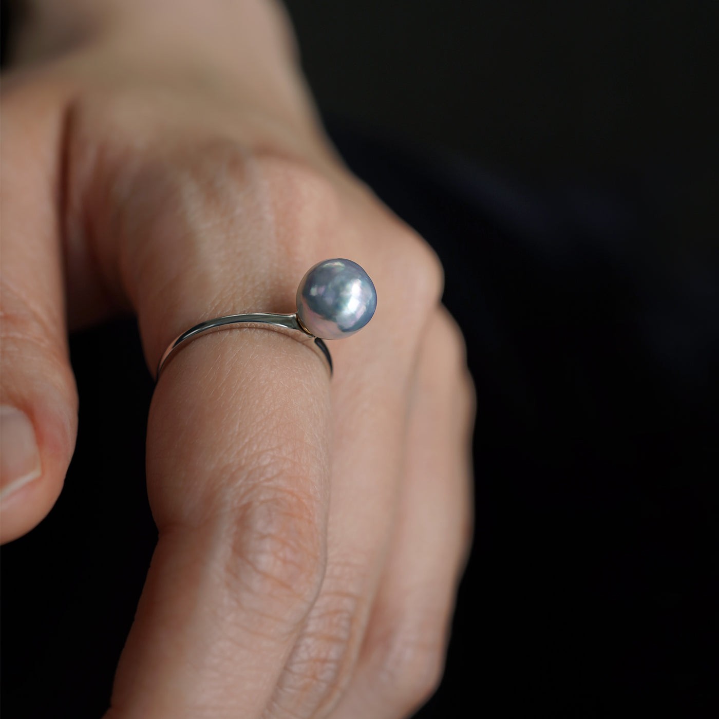 【BASE PARTS】18K YG 1.0mm Flat Ring