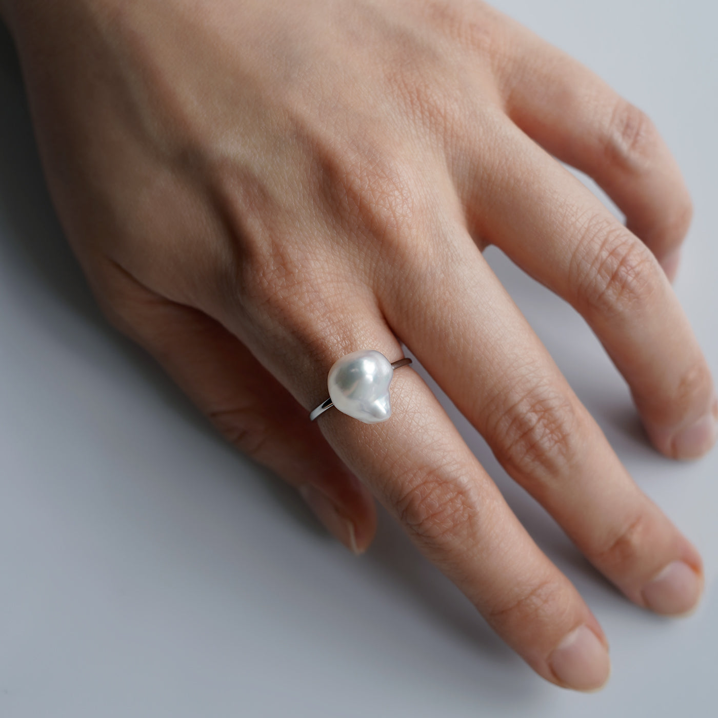 【BASE PARTS】18K YG 1.0mm Flat Ring