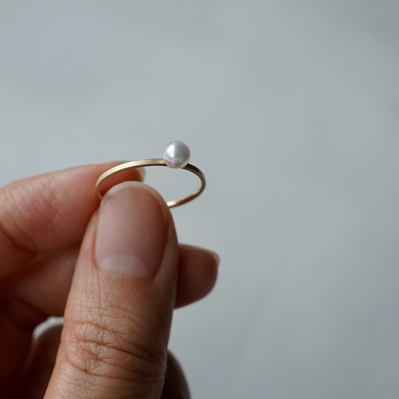 Shizumu Pearl Ring - 2.5-3.0mm Baby Akoya