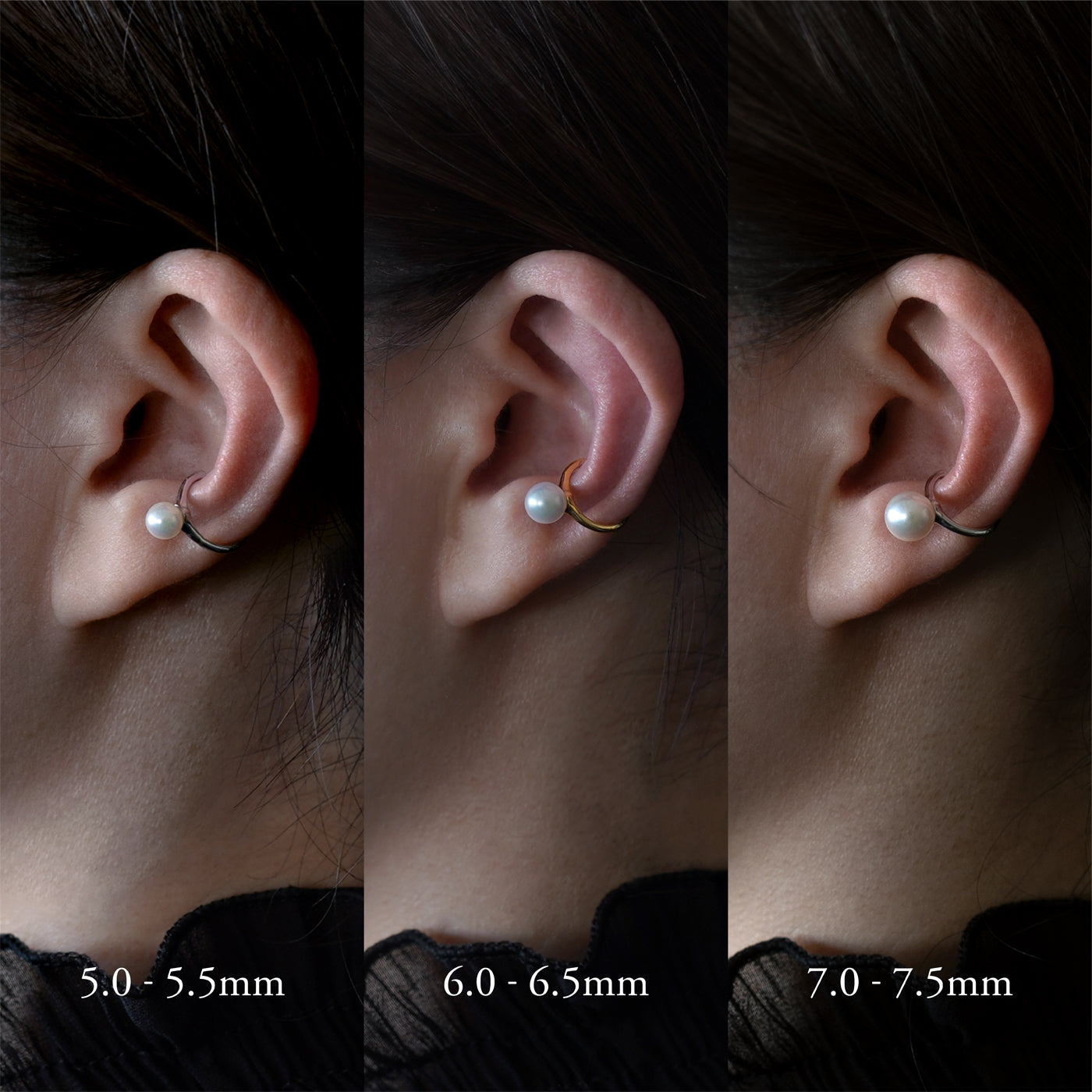 【ESSENTIALS】6.0-6.5mm Akoya Pearl Ear Cuff