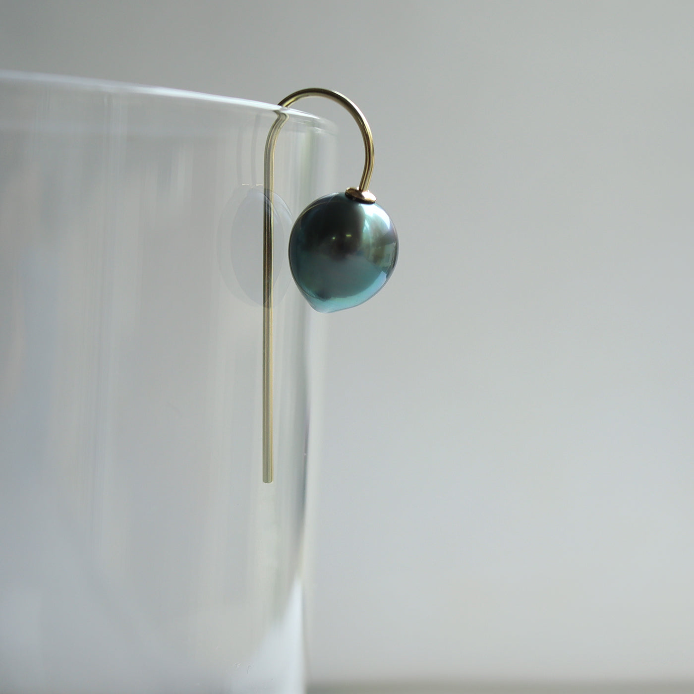 【BASE PARTS】18K Wand Hook Earring
