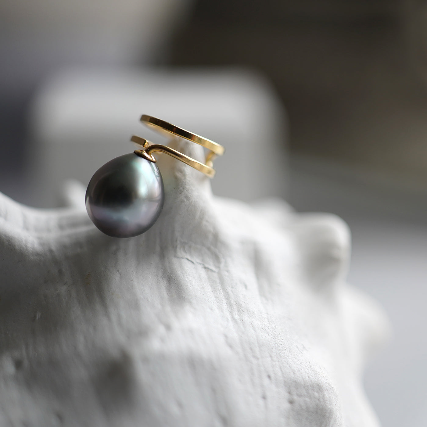 【BASE PARTS】K18YG Orbit Ear Cuff