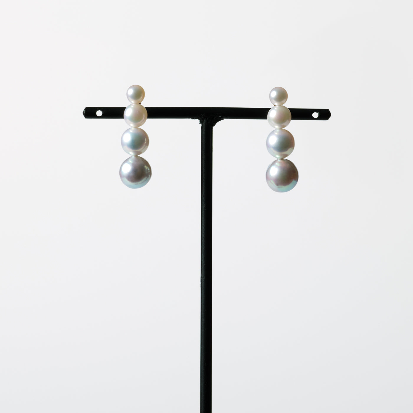 Graduated Pearl Stick Studs