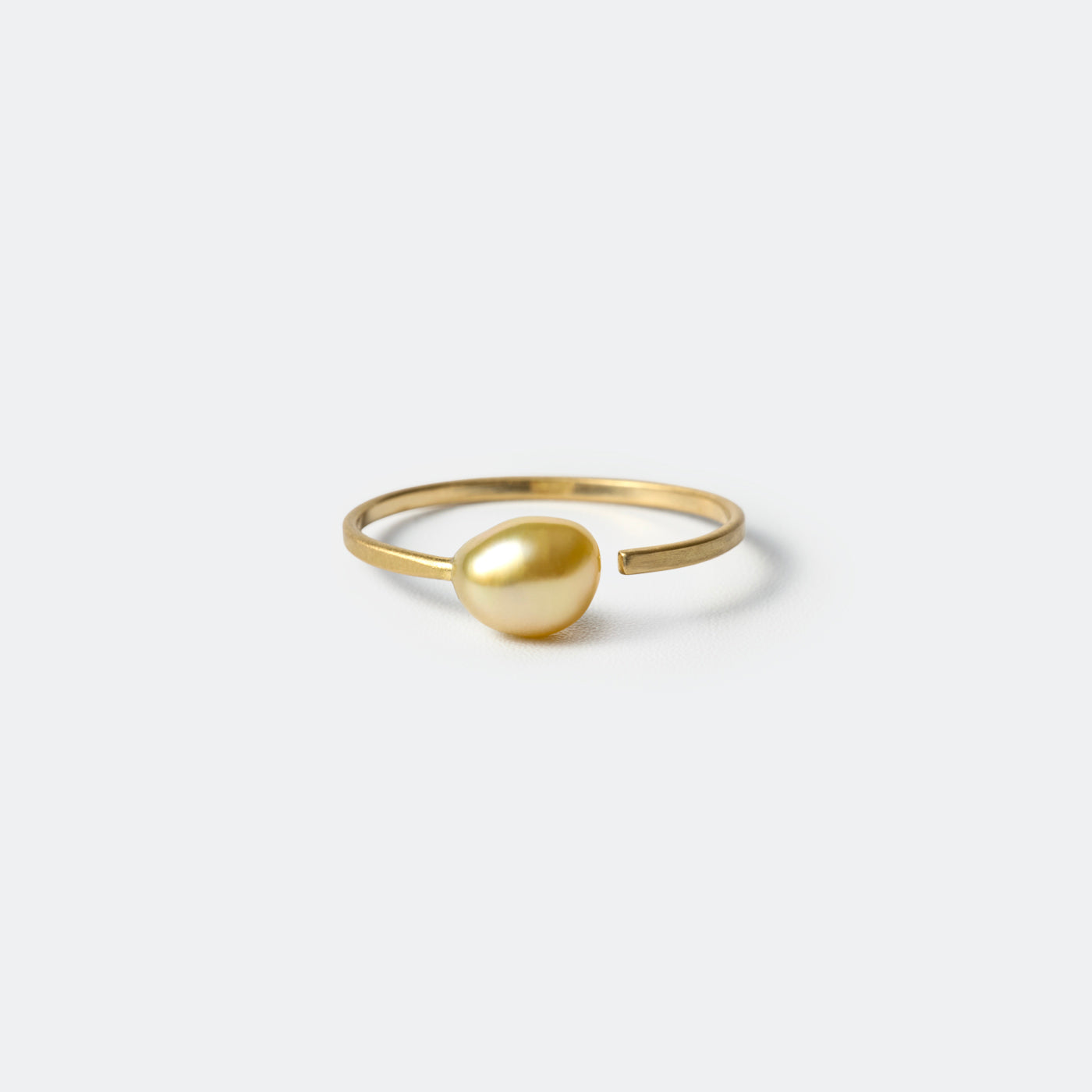 Pinky Open Ring - S.S.P. Gold Keshi