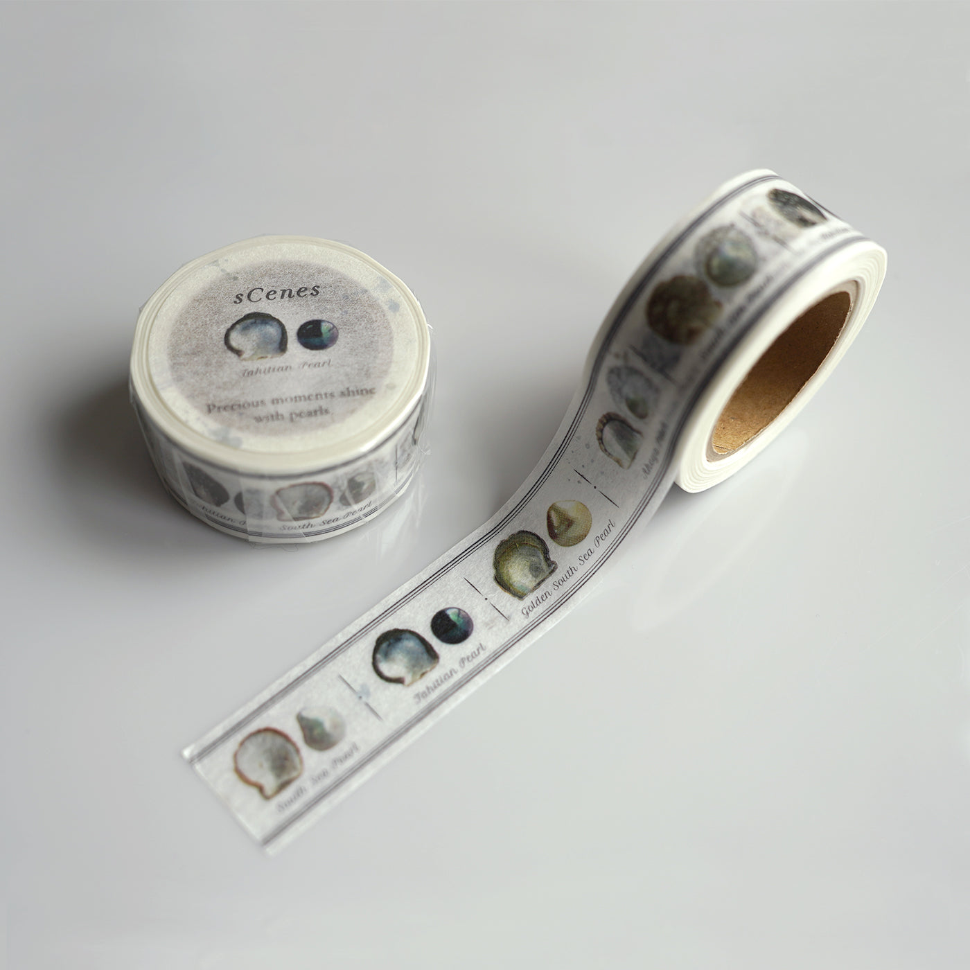 【COLLECTIBLE】Masking Tape "Pearl&Mather Shell" 20mm