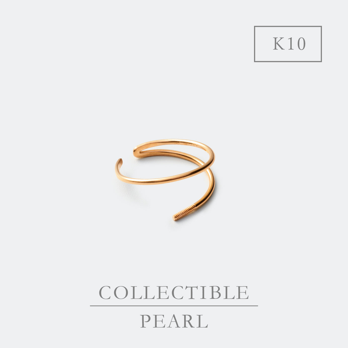 【BASE PARTS】K10YG Meteor Ear Cuff