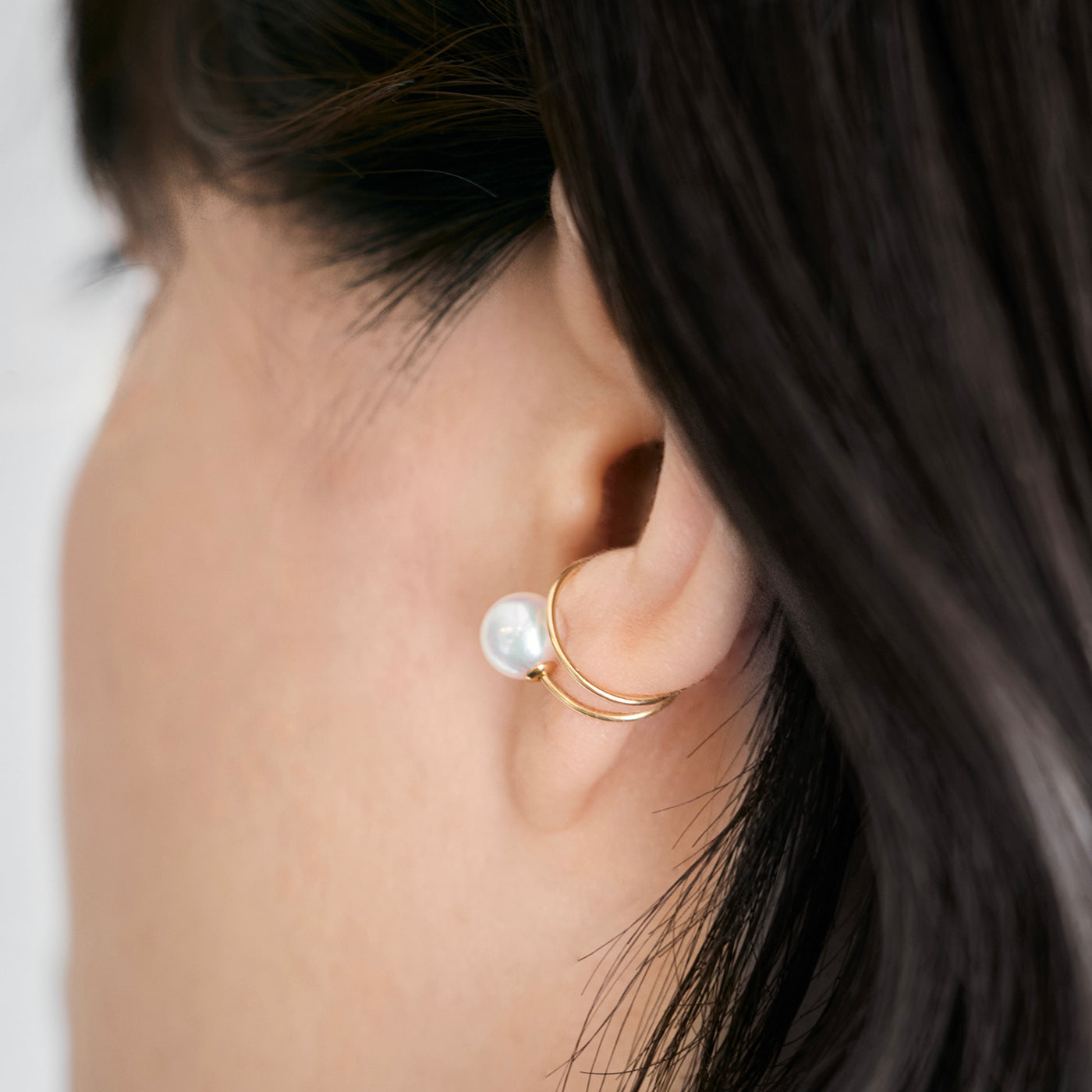 【BASE PARTS】K18YG Meteor Ear Cuff