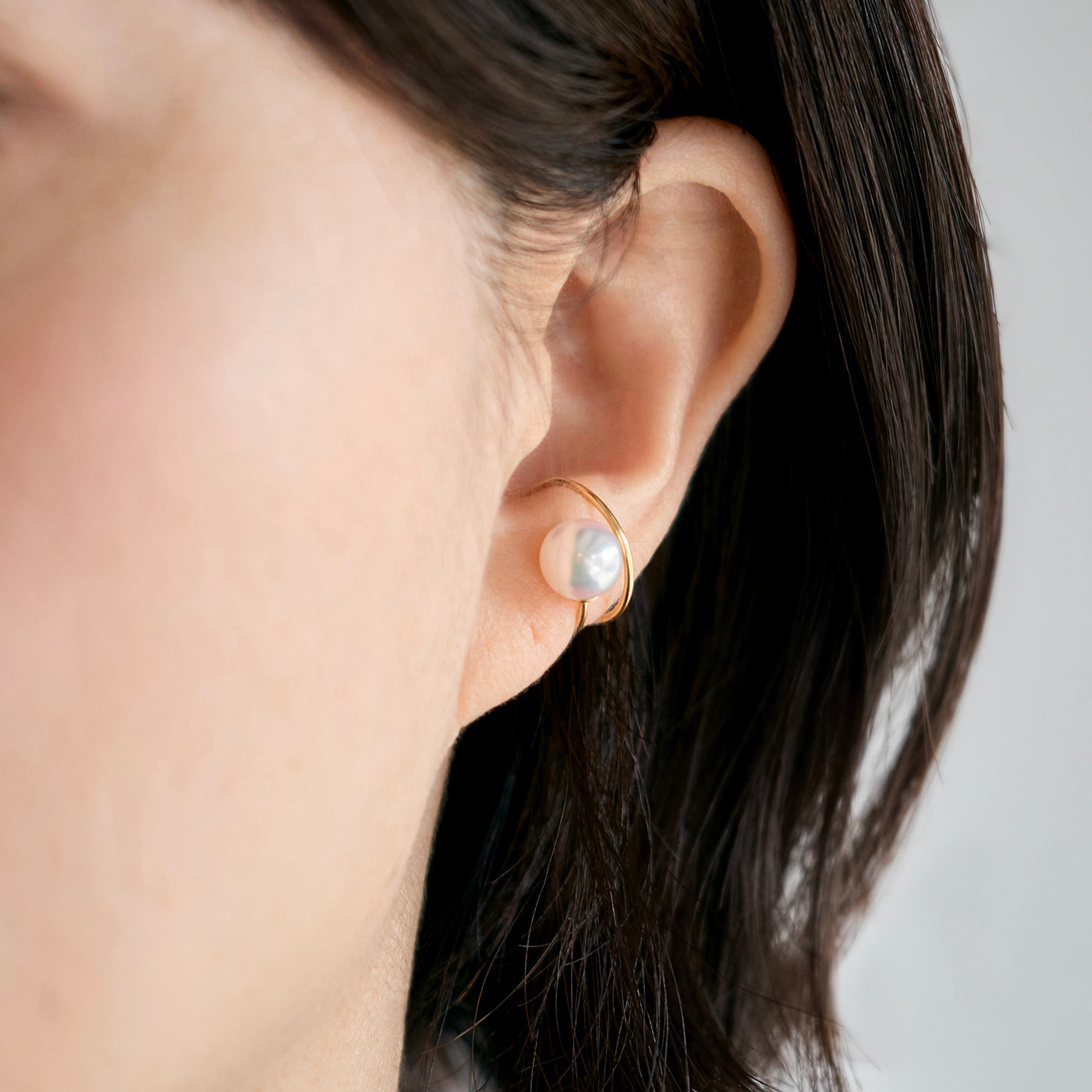 【BASE PARTS】K18YG Meteor Ear Cuff