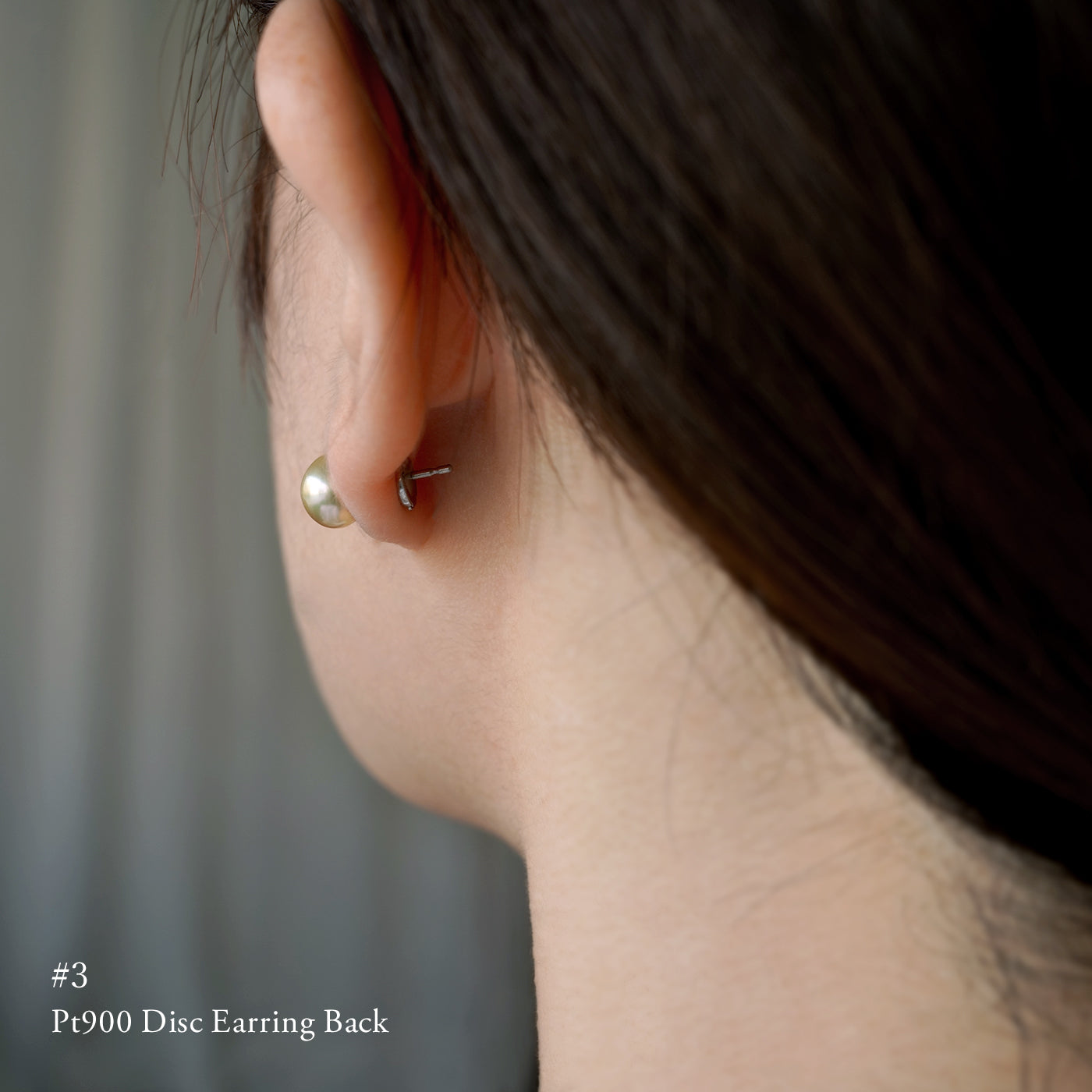 【BASE PARTS】18K YG Stud Earring with Butterfly Backing