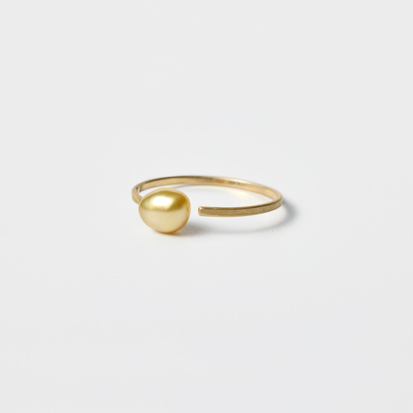 Pinky Open Ring - S.S.P. Gold Keshi