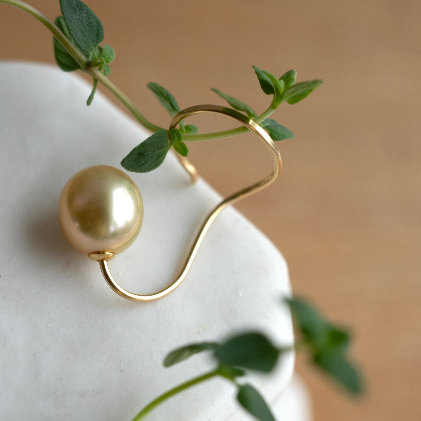 【BASE PARTS】K18YG Vine Ear Cuff