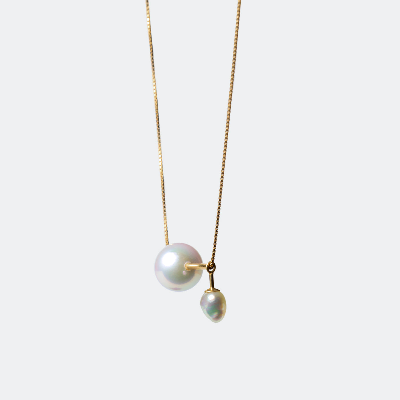 With Baby Necklace - Akoya&Akoya Keshi
