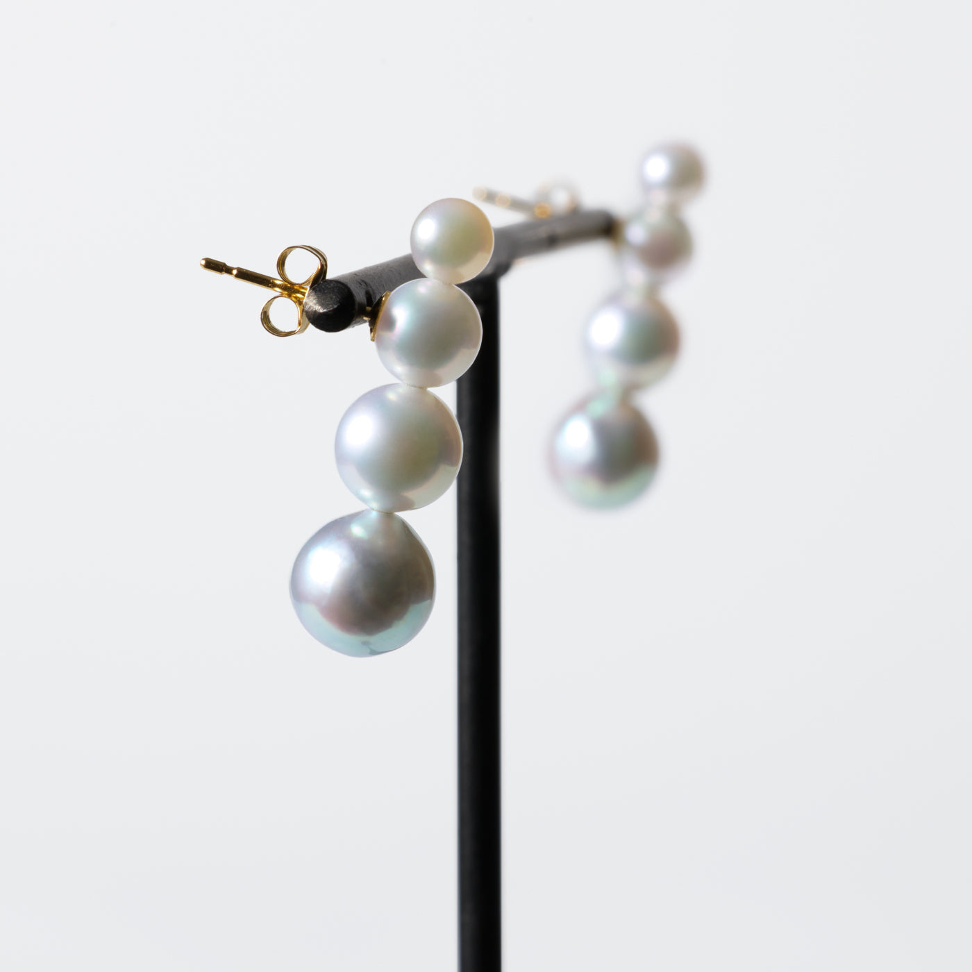 Graduated Pearl Stick Studs