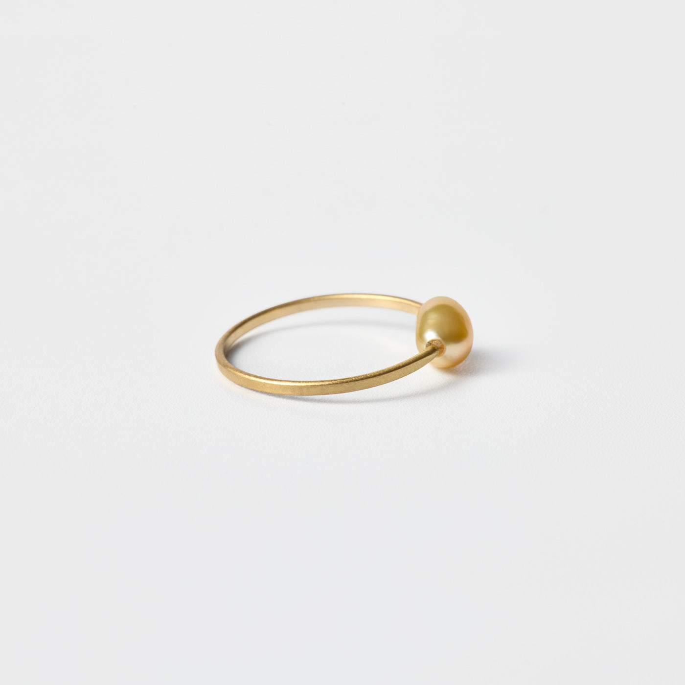 Pinky Open Ring - S.S.P. Gold Keshi