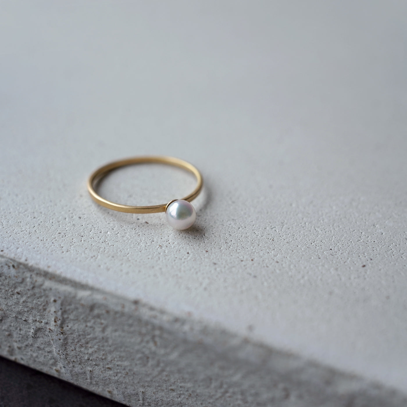 Shizumu Pearl Ring - 2.5-3.0mm Baby Akoya