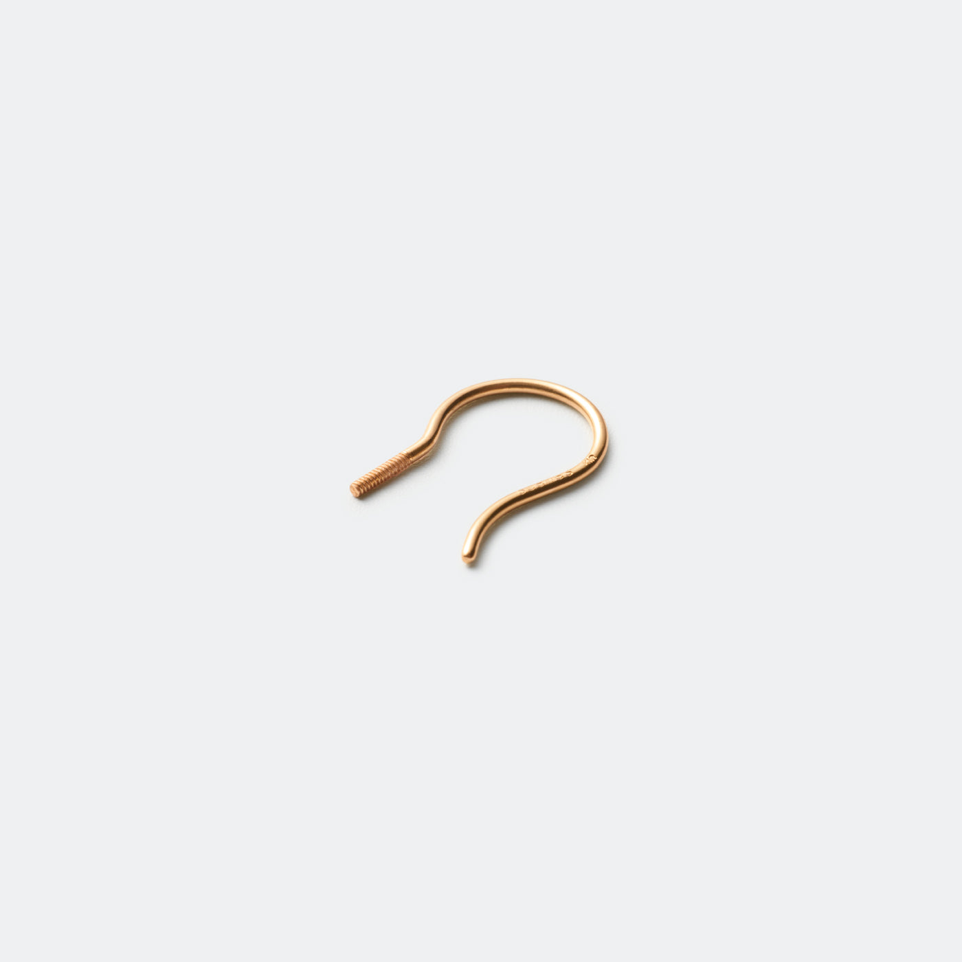 【BASE PARTS】K10YG Tail Hook Pierced Earring
