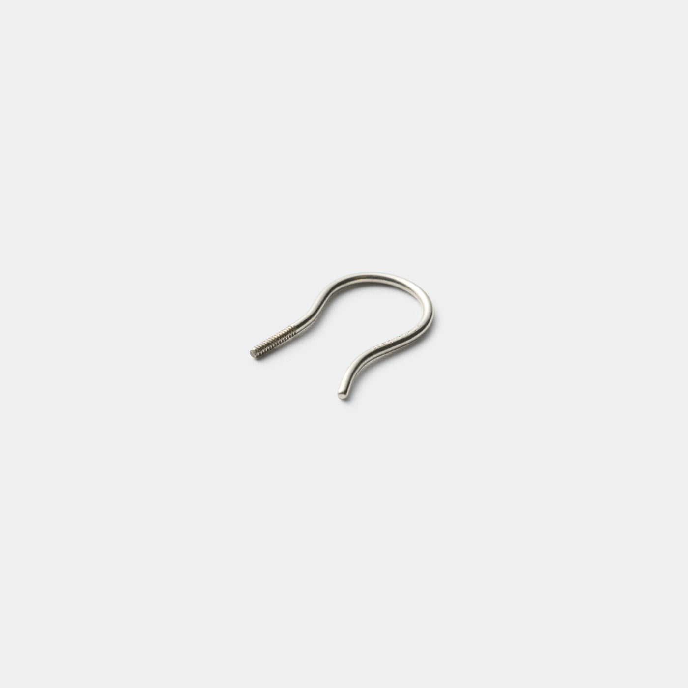 【BASE PARTS】Pt900 Tail Hook Pierced Earring