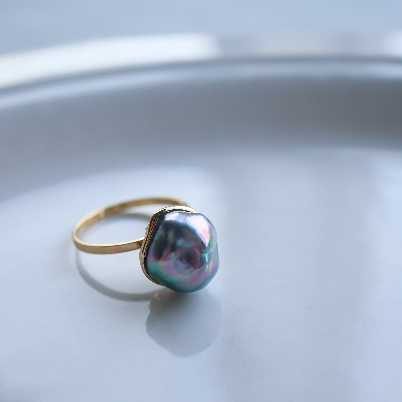 Pearl Envelope Ring - Umihotaru