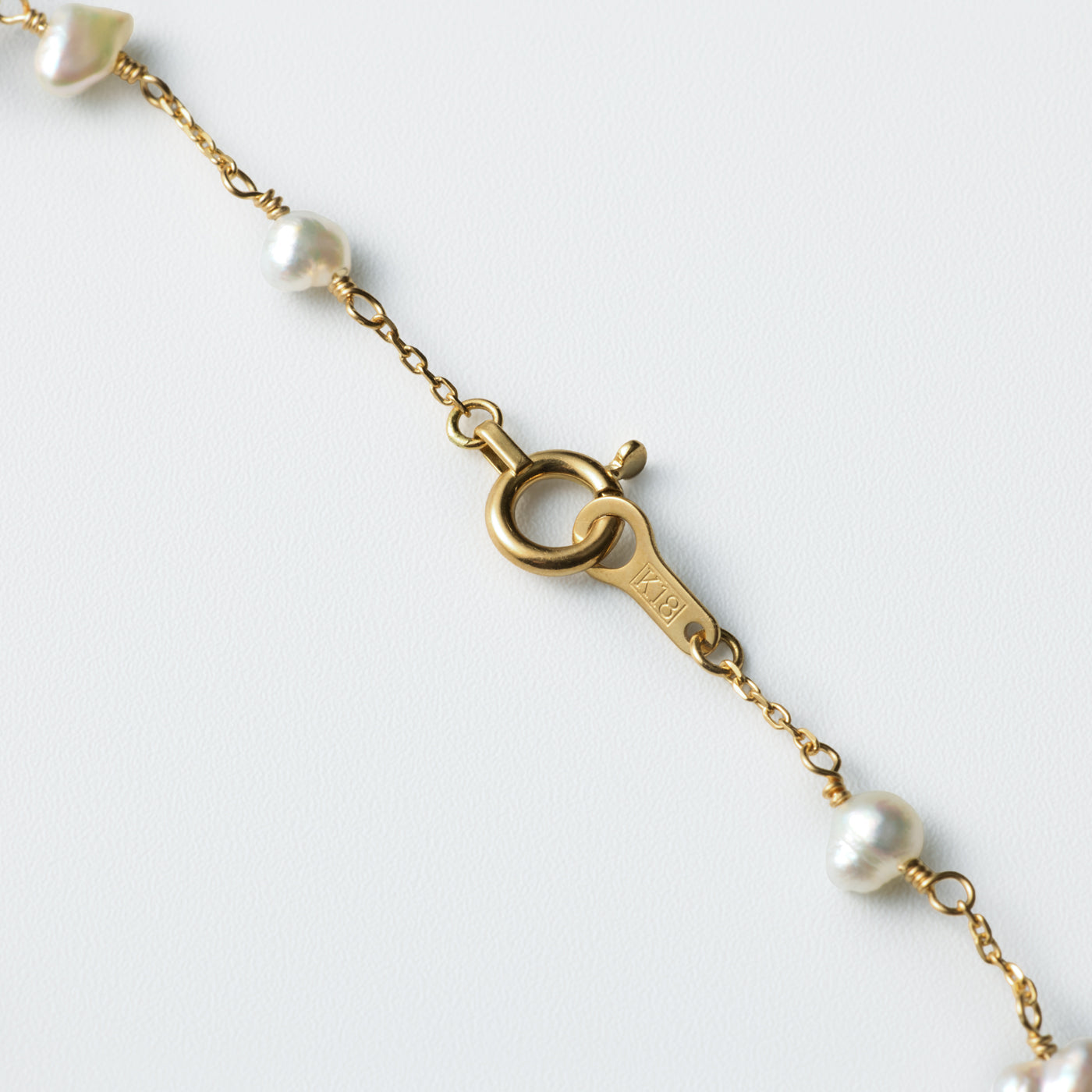 Pearl Station Bracelet - Akoya Keshi
