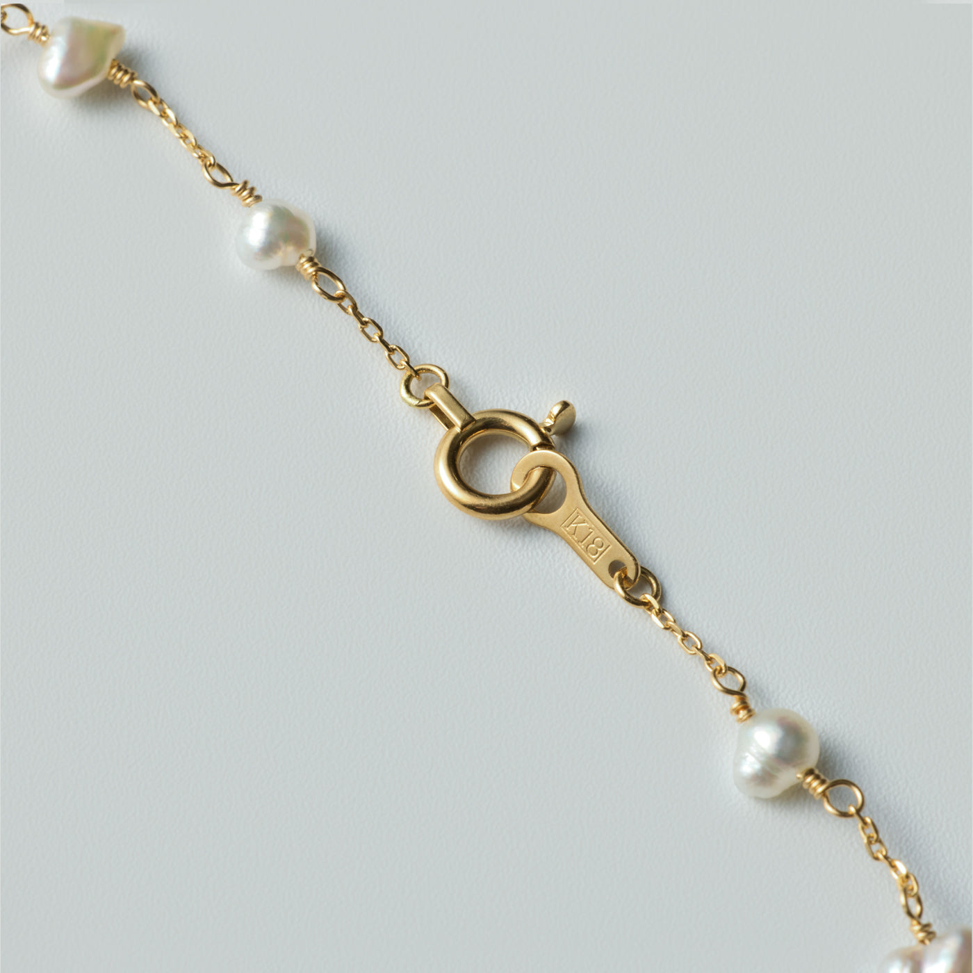 Pearl Station Bracelet - Akoya Keshi
