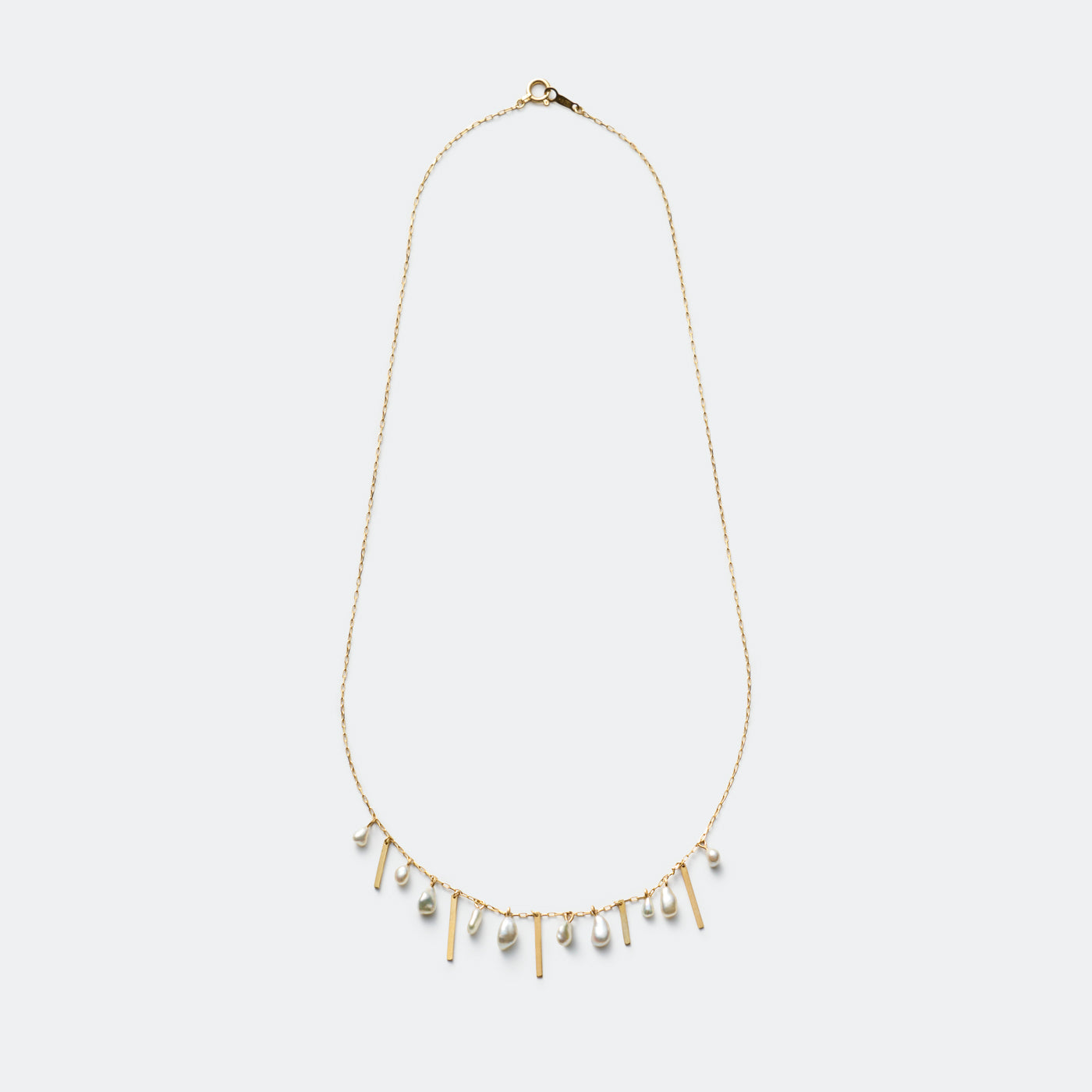 Fringe Necklace - Akoya Keshi