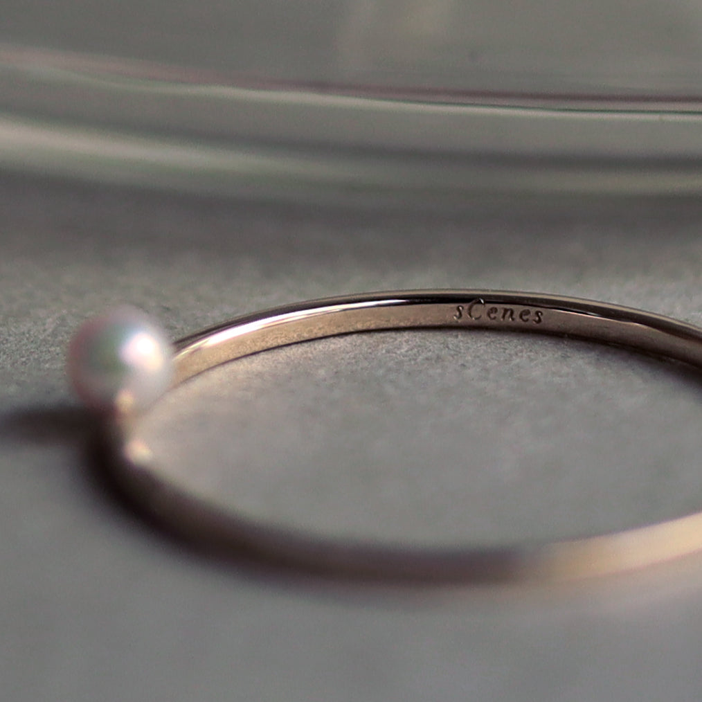 K10YG Shizumu Pearl Ring - Baby Akoya