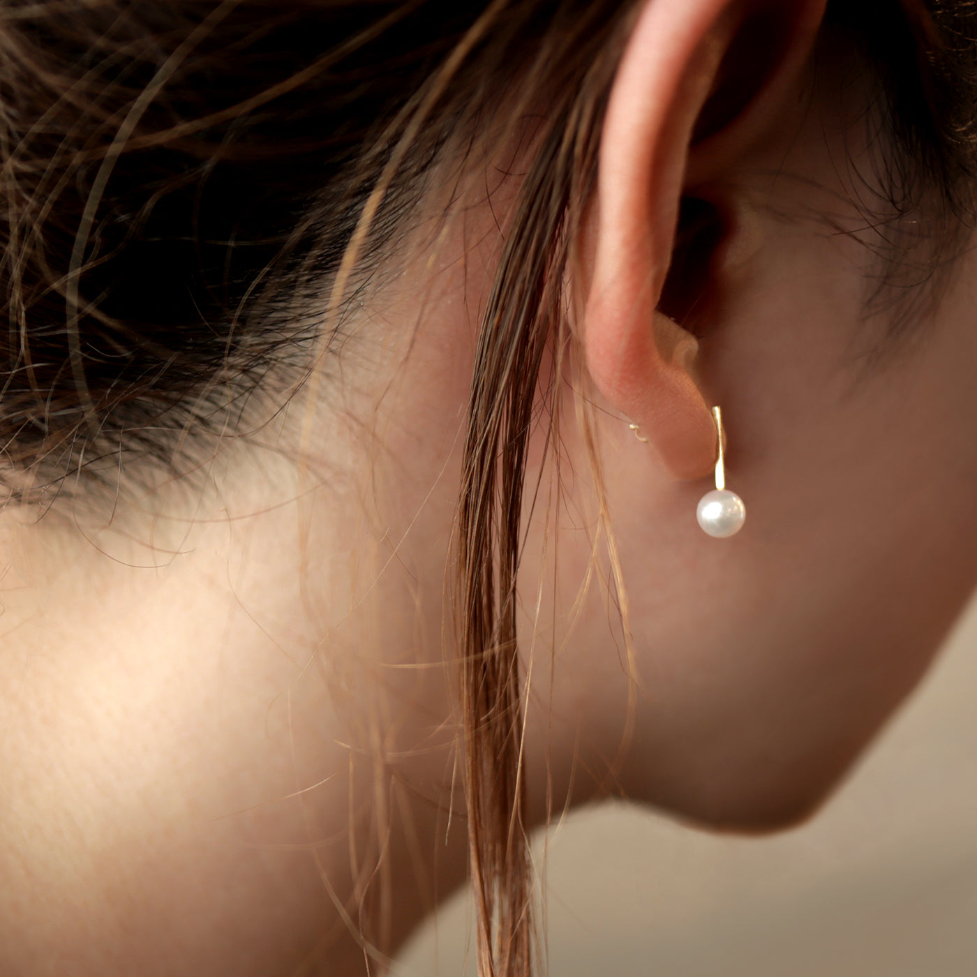 Akoya Quarter Note Earrings